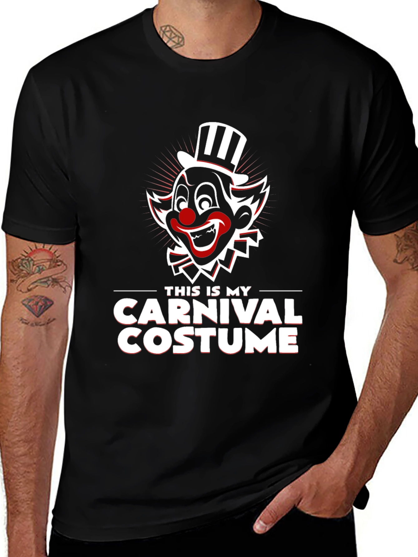 Carnival Costume T-Shirt - Halloween Clown