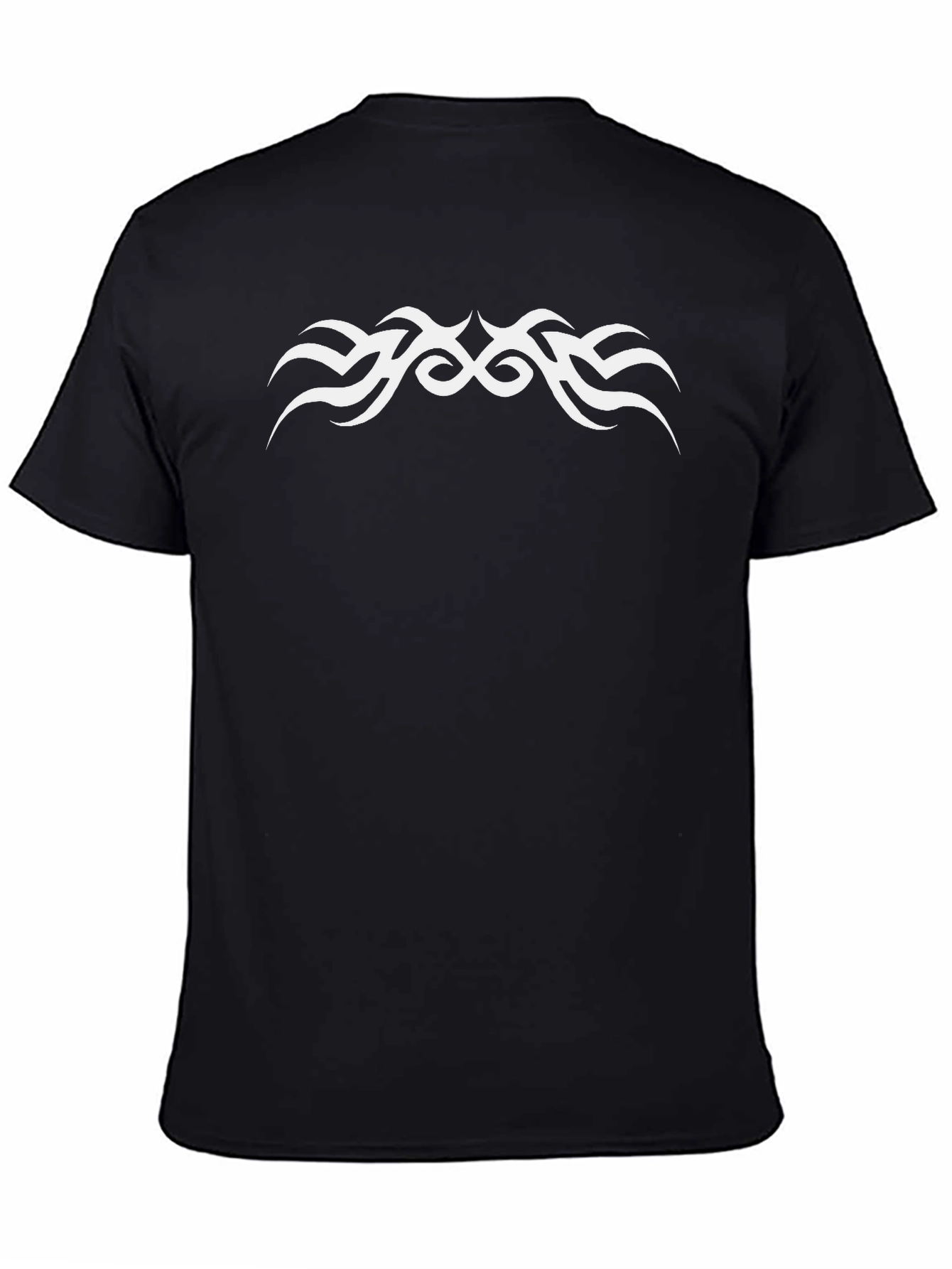 Tribal Tattoo Graphic Black T-Shirt