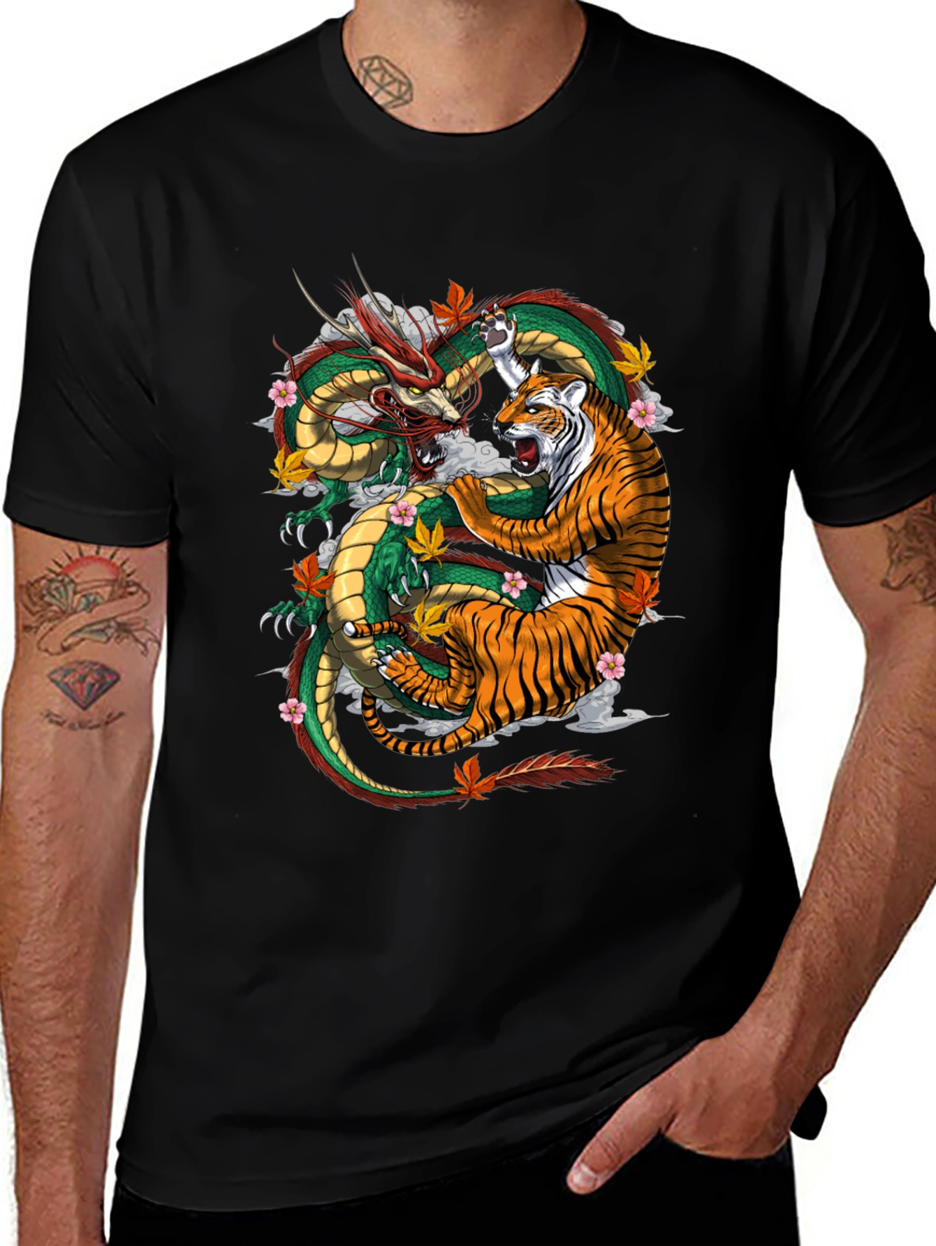 Dragon & Tiger Graphic Tee