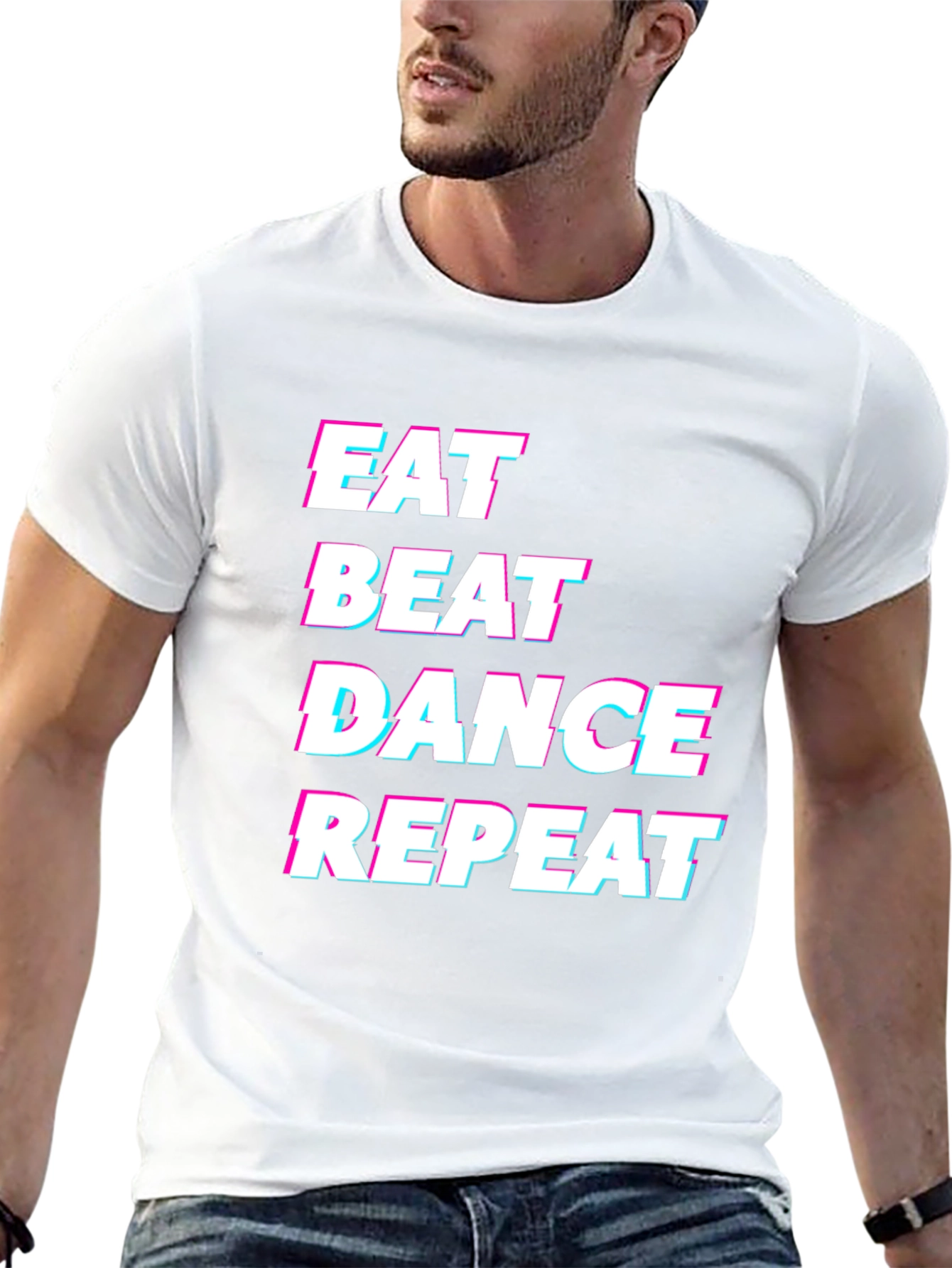 Eat Beat Dance Repeat Graphic T-Shirt