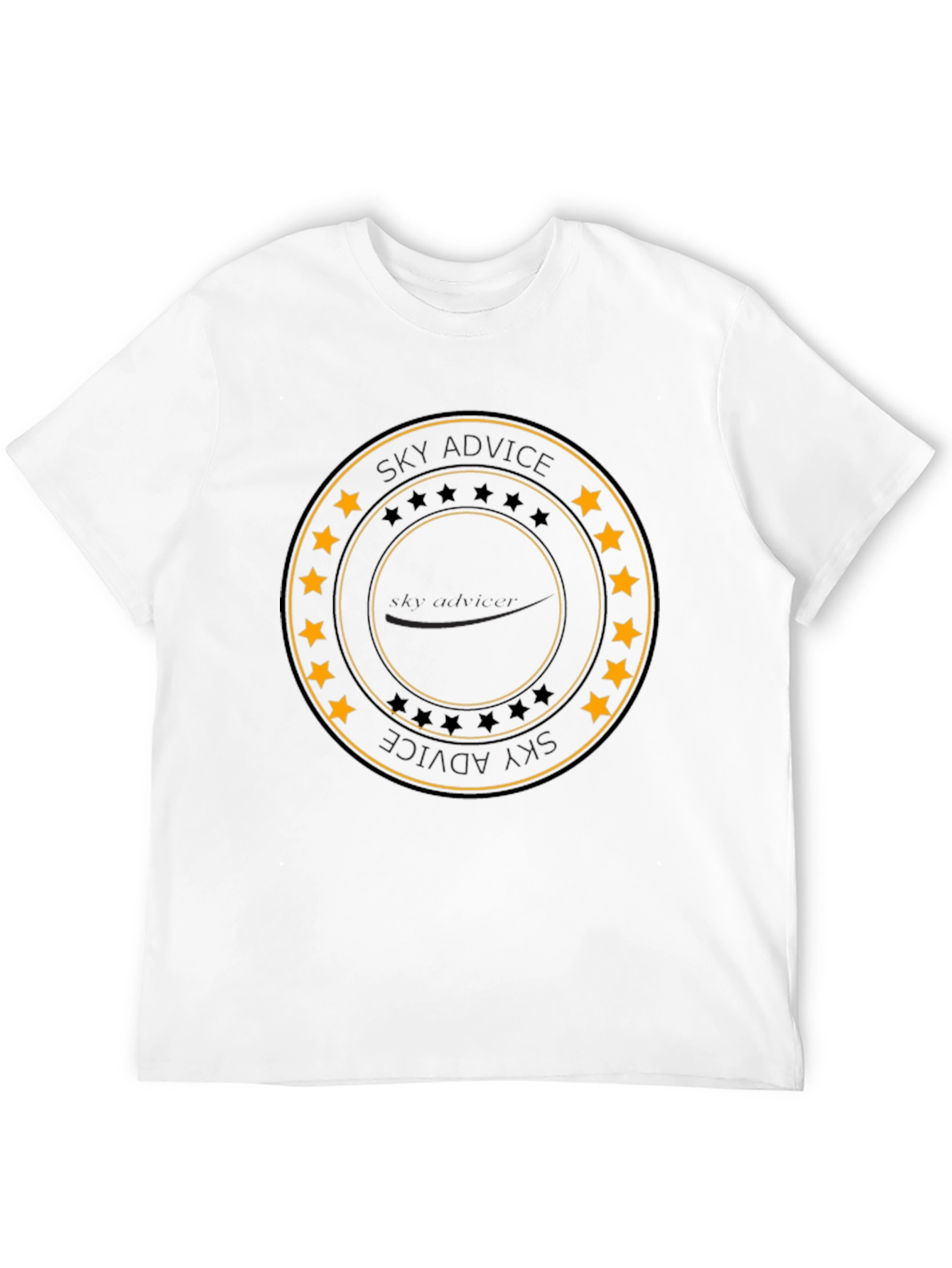 Sky Advice Graphic Black T-Shirt