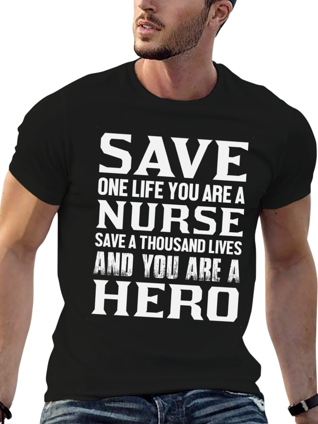 Save One Life Nurse Hero T-Shirt