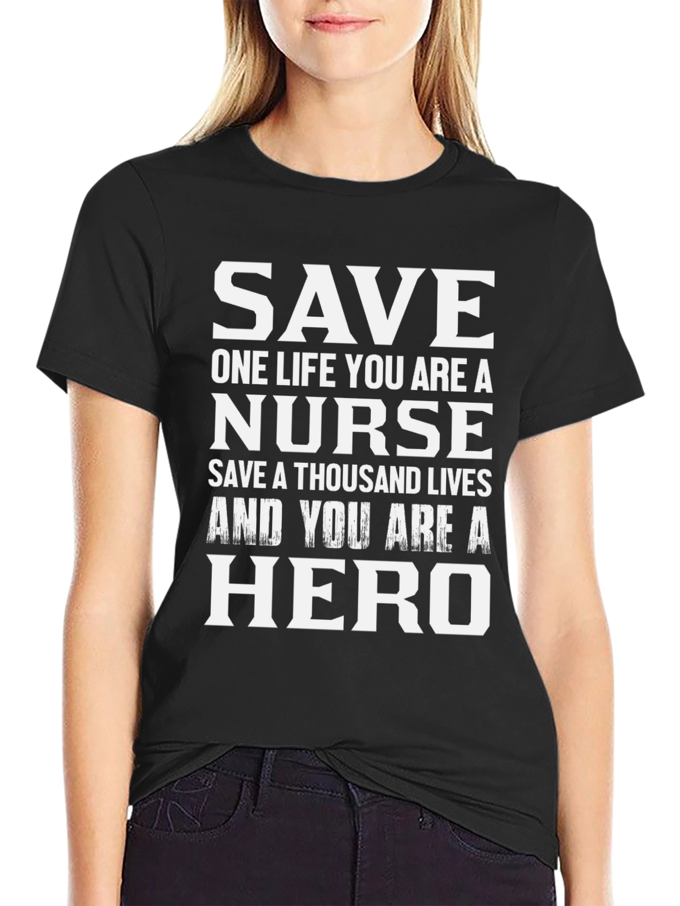 Save One Life Nurse Hero T-Shirt