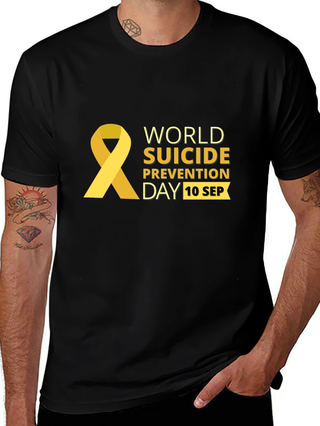 World Suicide Prevention Day T-Shirt - Black