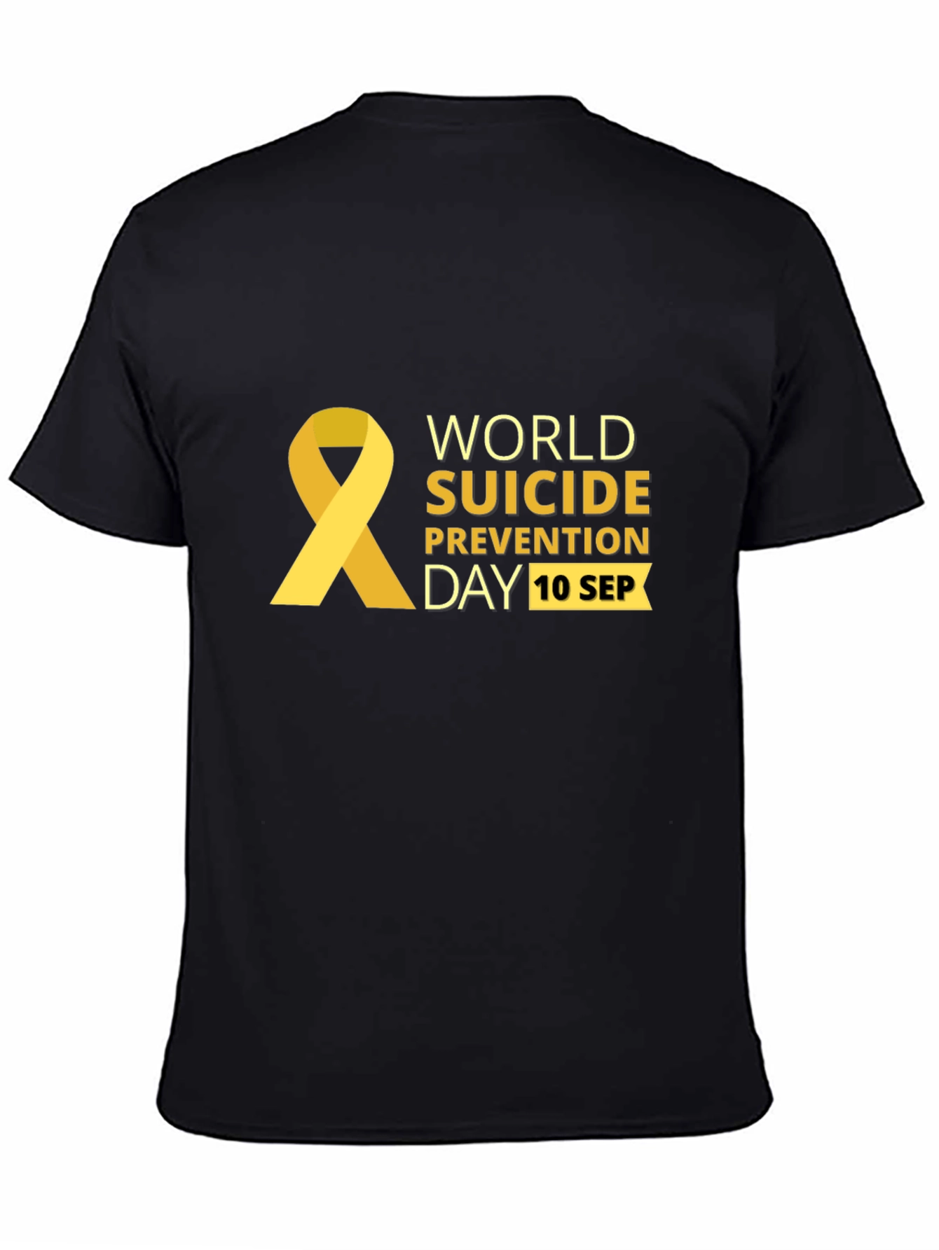 World Suicide Prevention Day T-Shirt - Black
