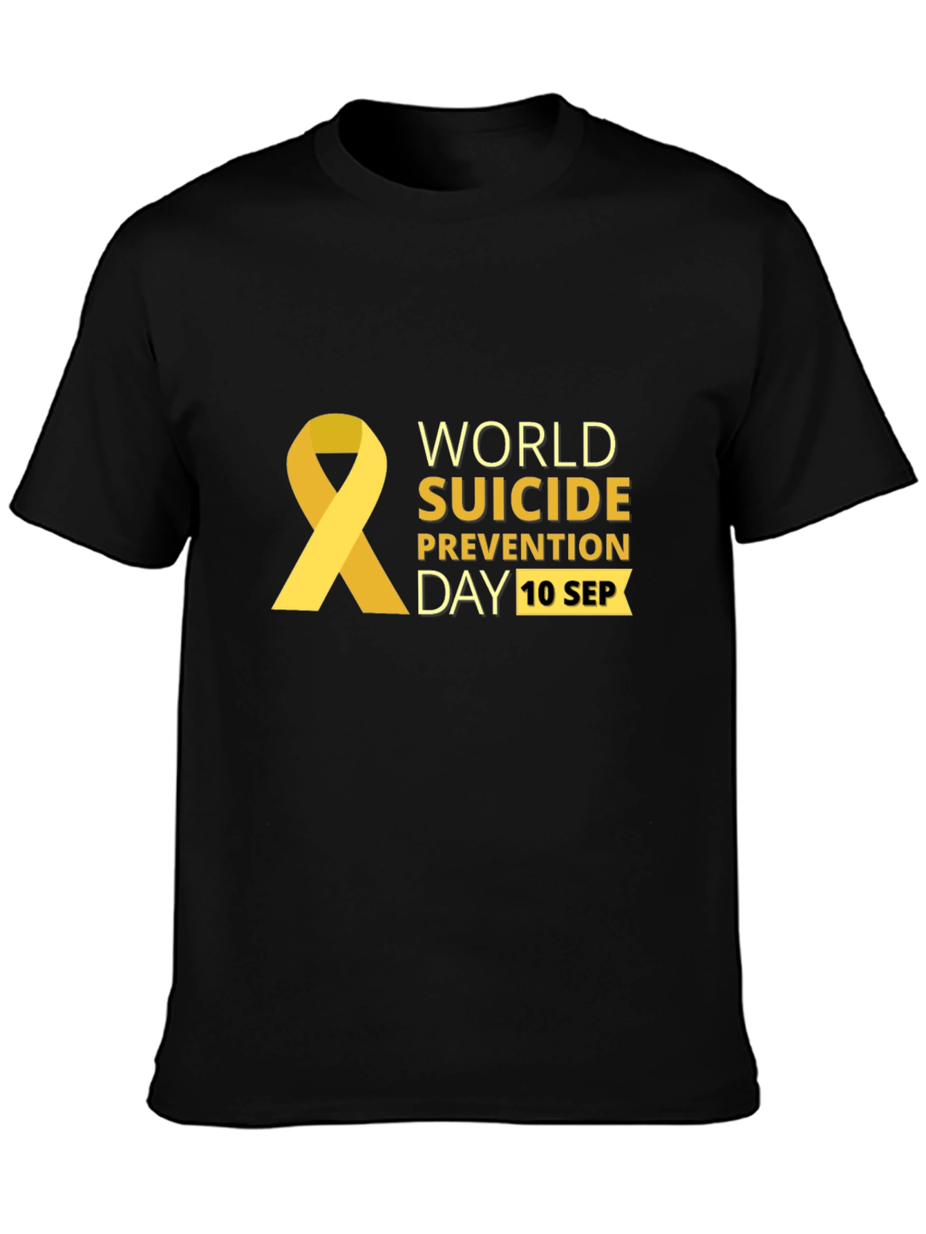 World Suicide Prevention Day T-Shirt - Black