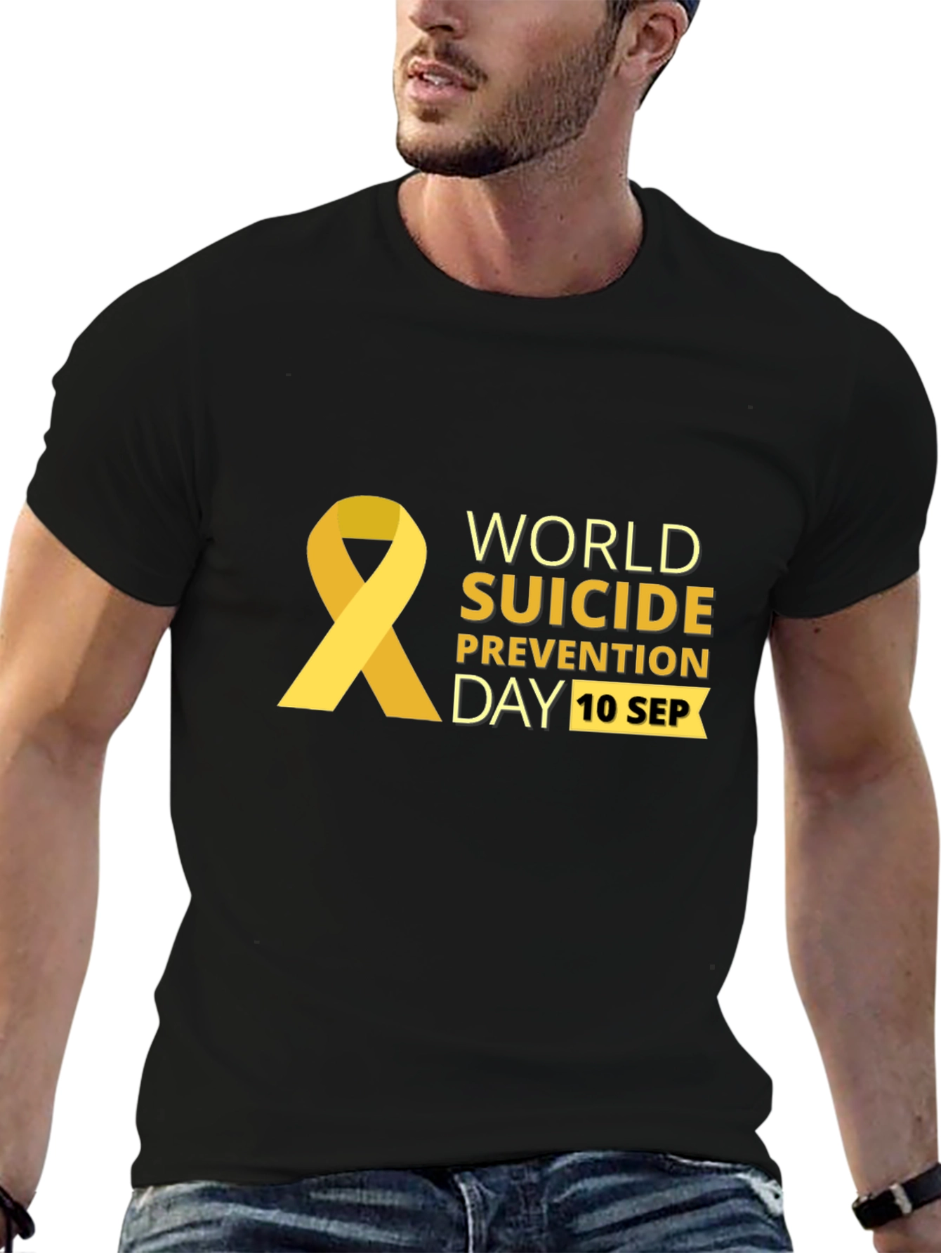 World Suicide Prevention Day T-Shirt - Black