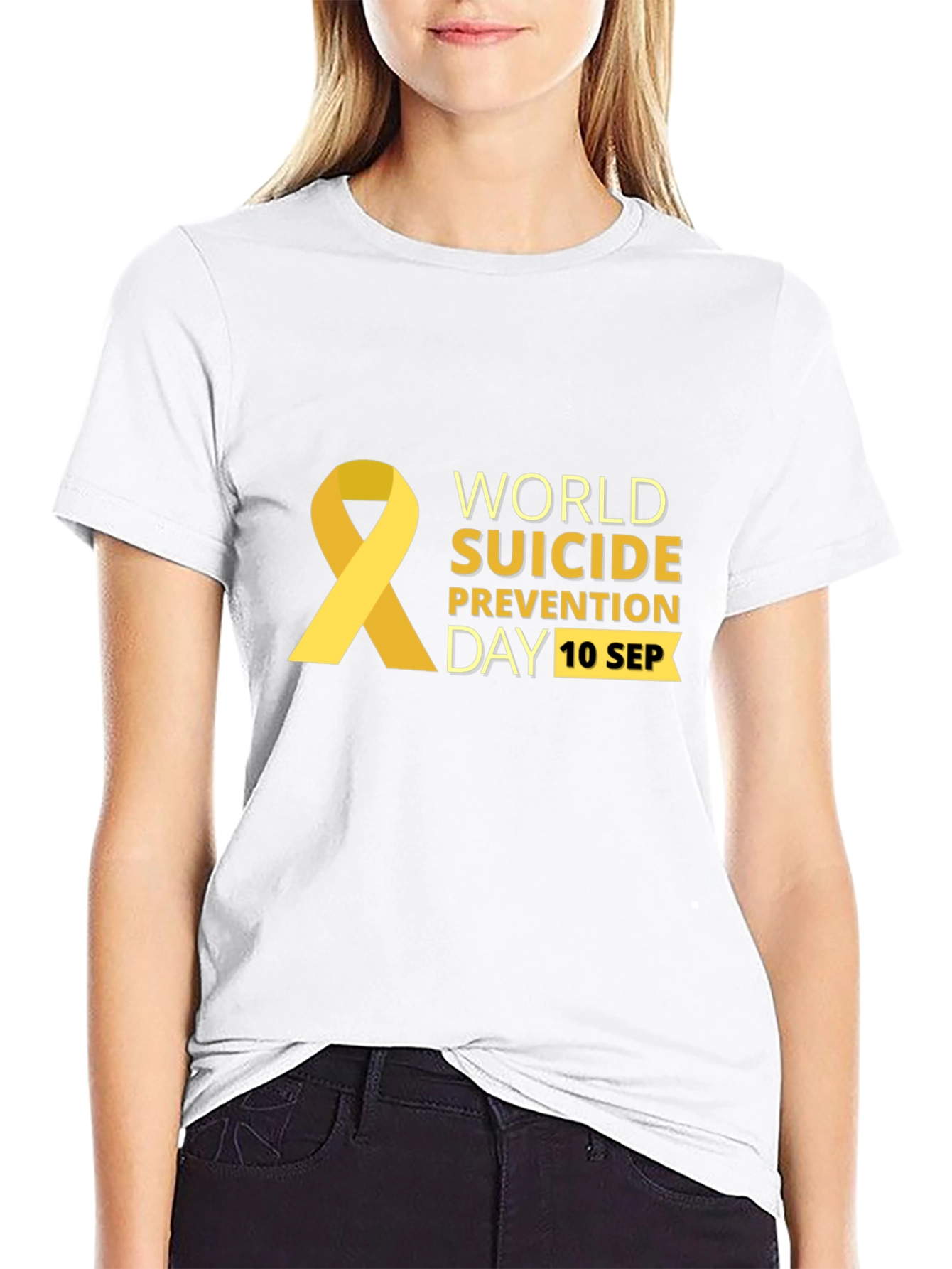 World Suicide Prevention Day T-Shirt - Black