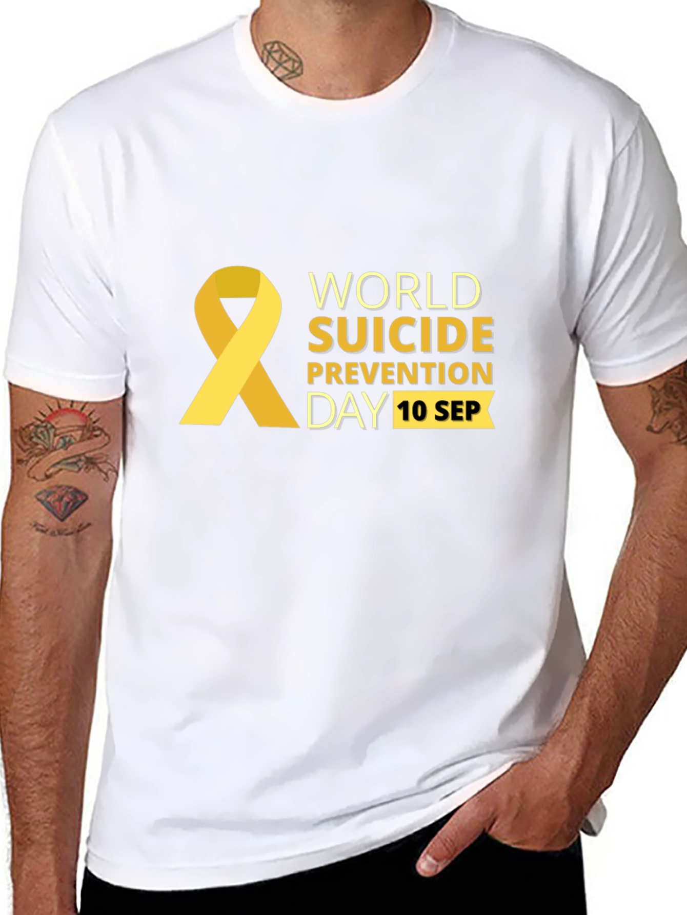 World Suicide Prevention Day T-Shirt - Black