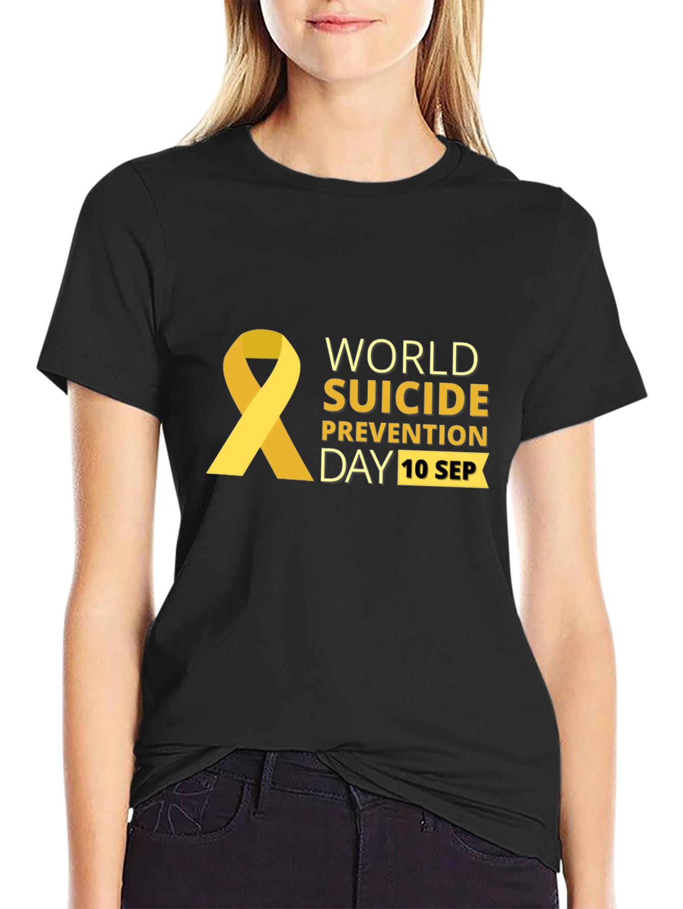 World Suicide Prevention Day T-Shirt - Black