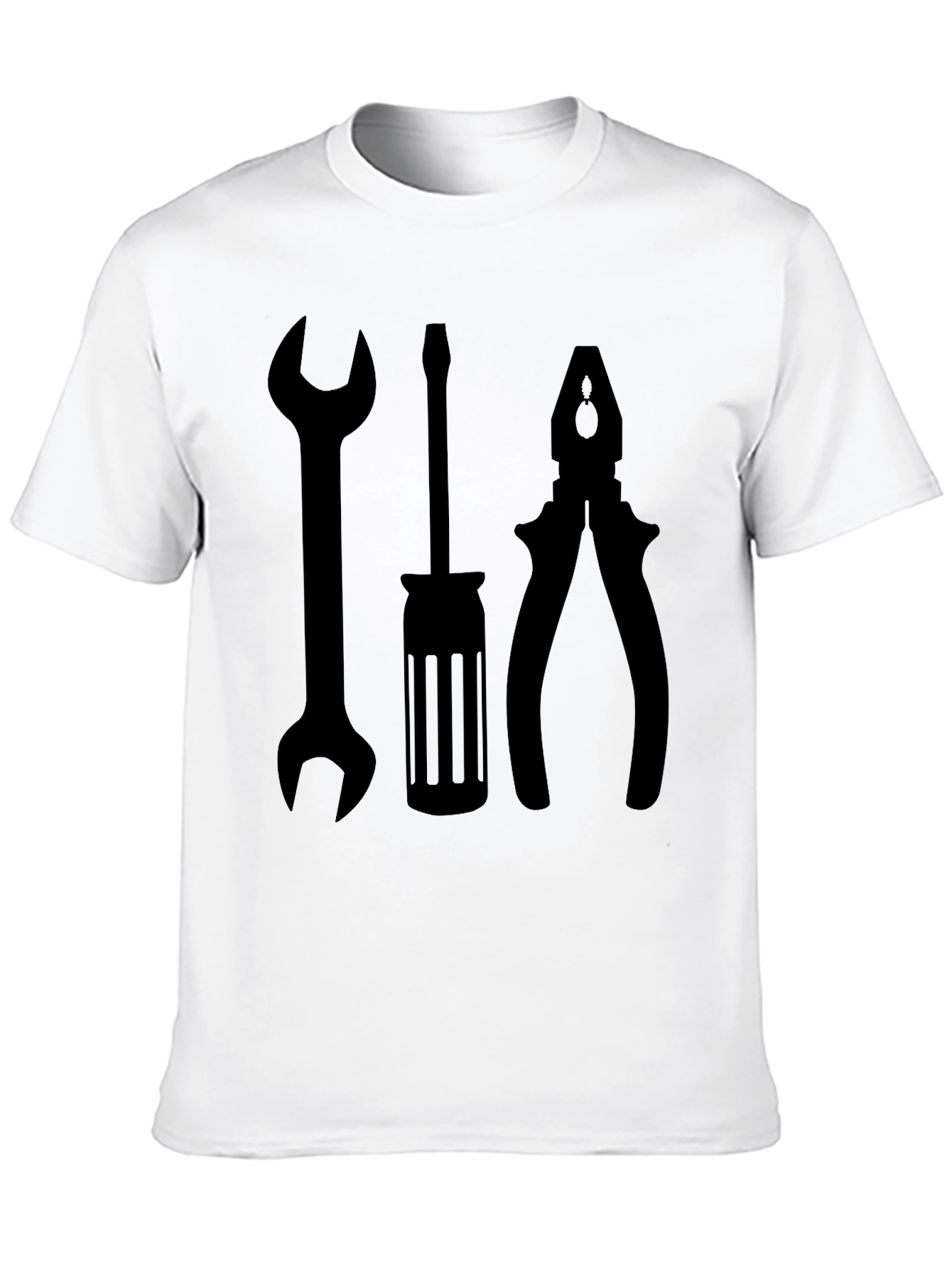 Mechanic Tool Graphic Tee - Mens Black T-Shirt