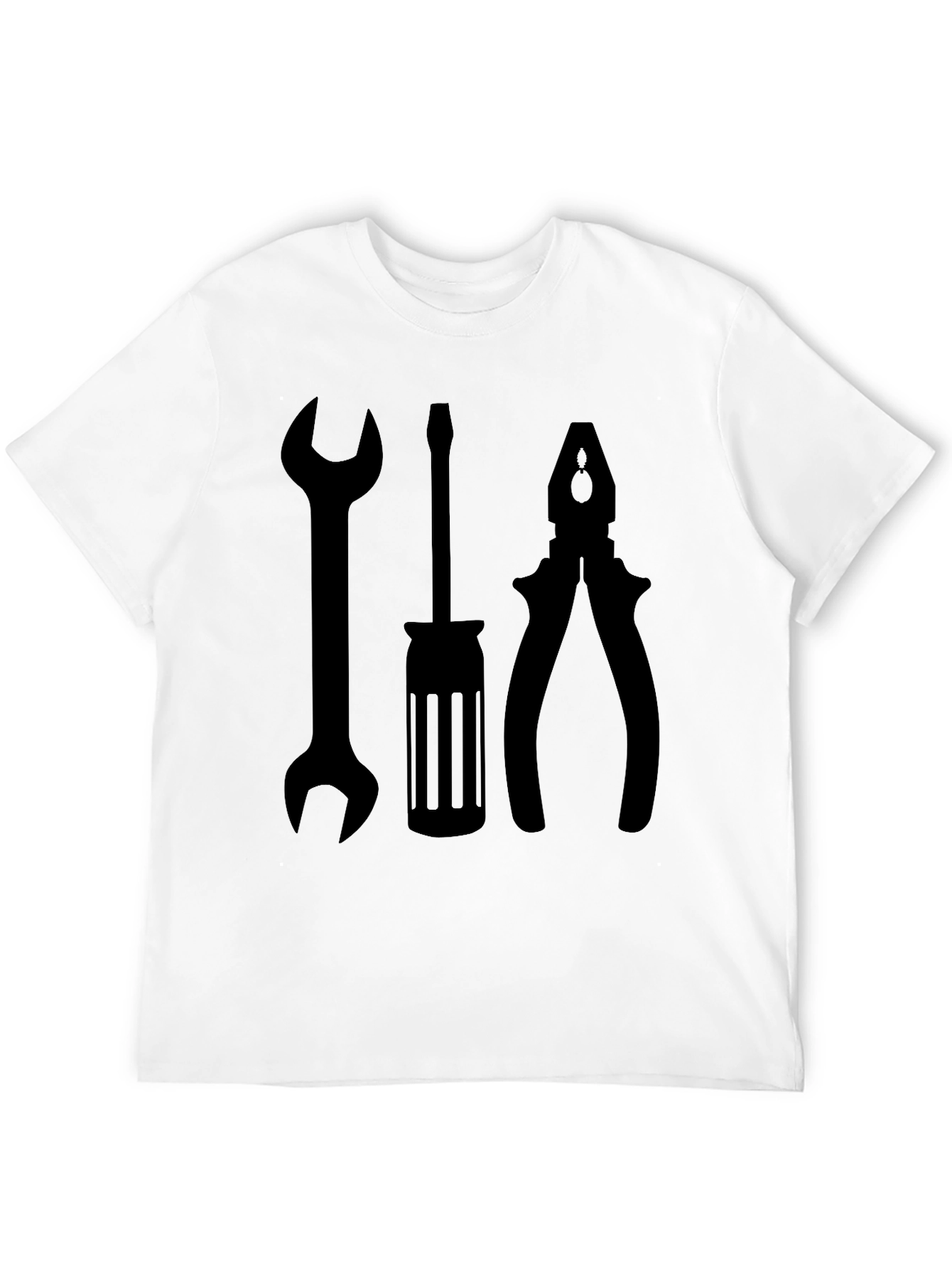 Mechanic Tool Graphic Tee - Mens Black T-Shirt