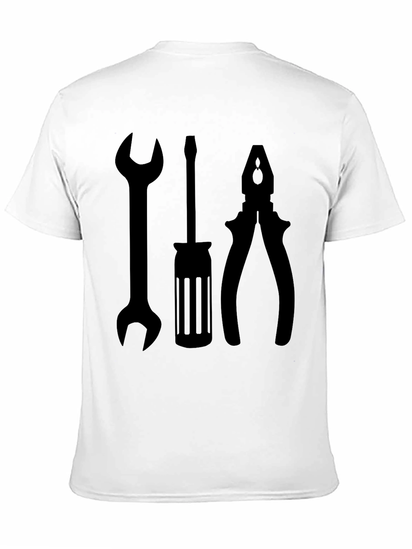Mechanic Tool Graphic Tee - Mens Black T-Shirt