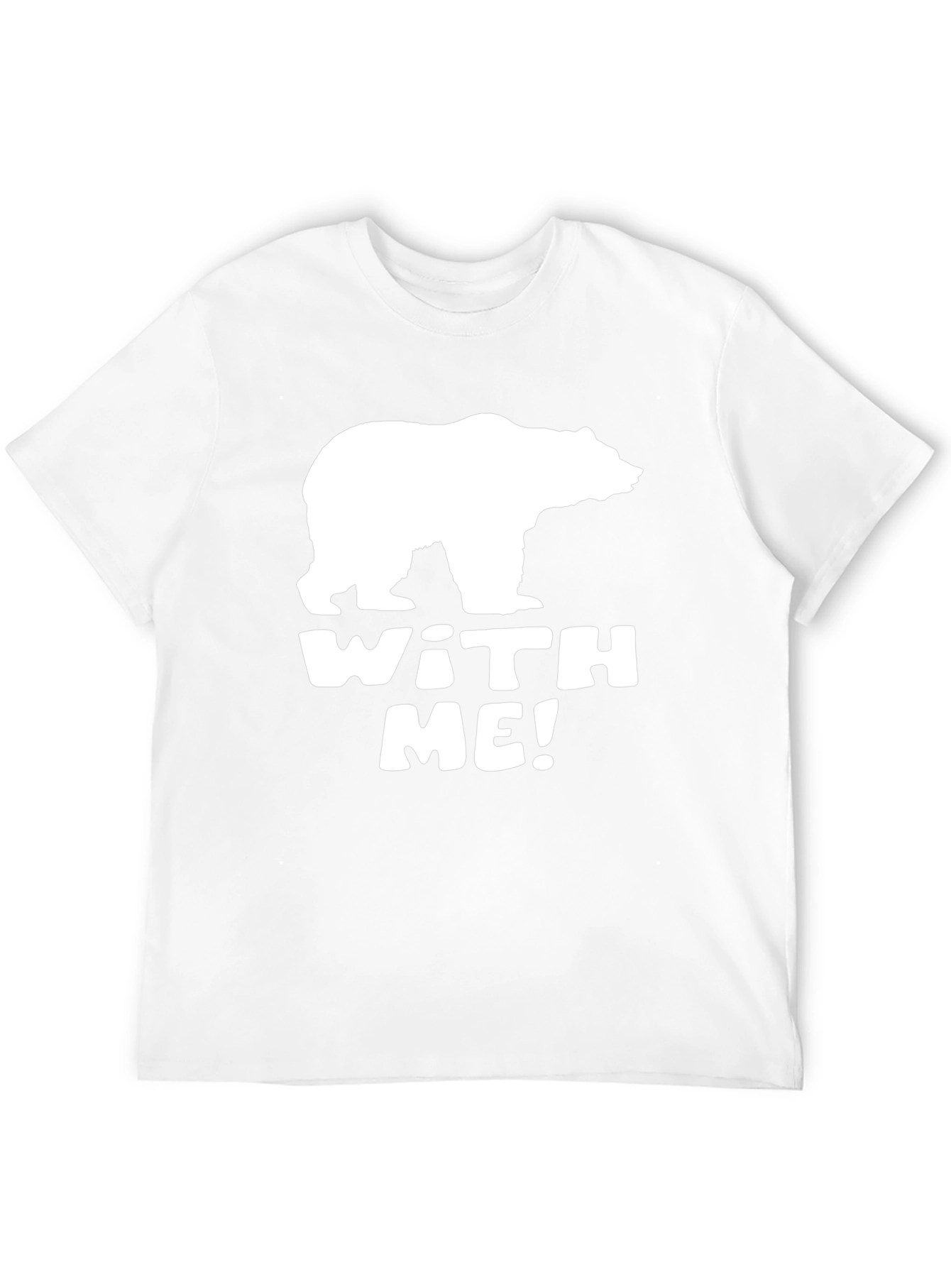 Bear With Me Graphic Tee - Black