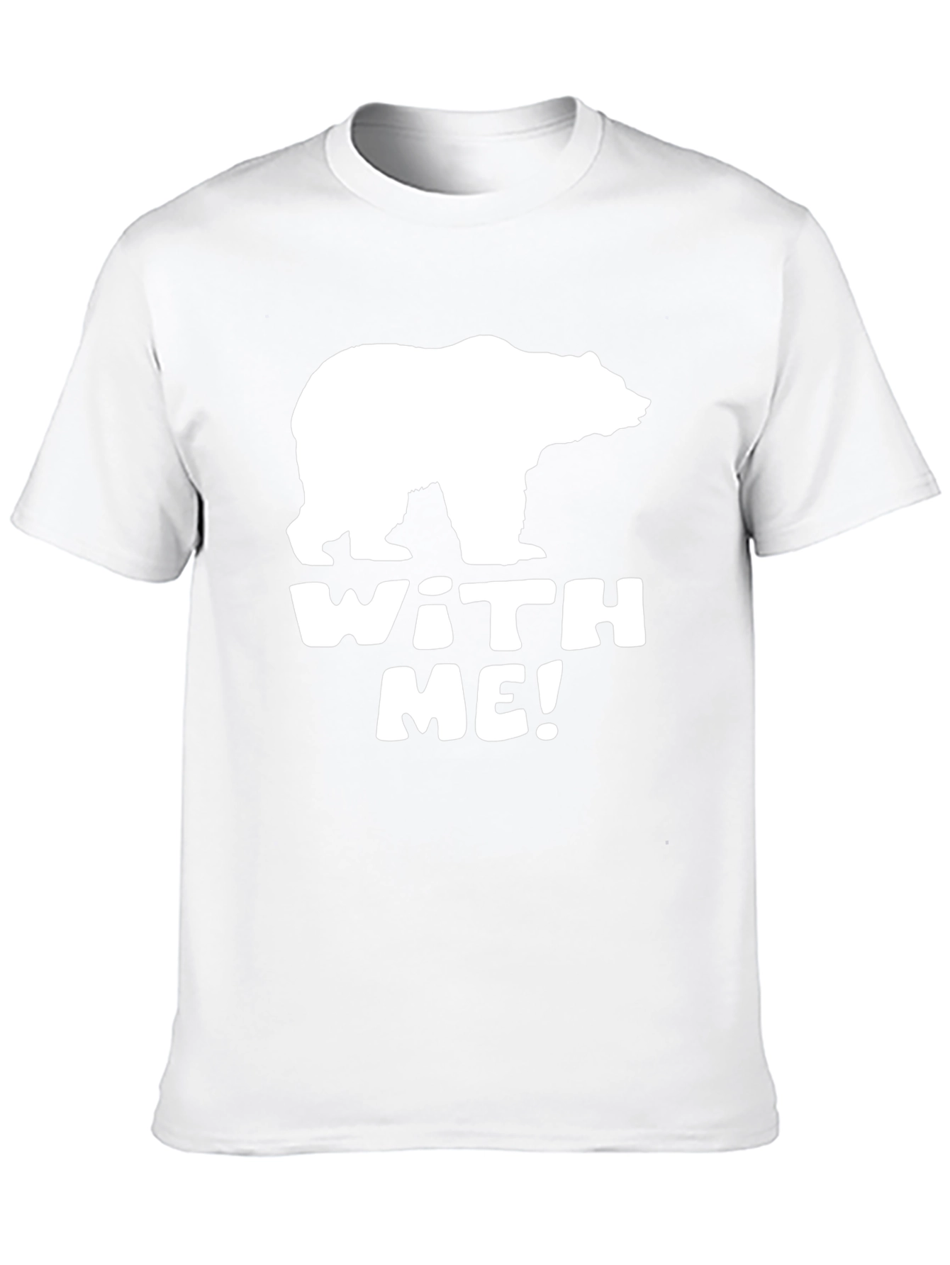 Bear With Me Graphic Tee - Black