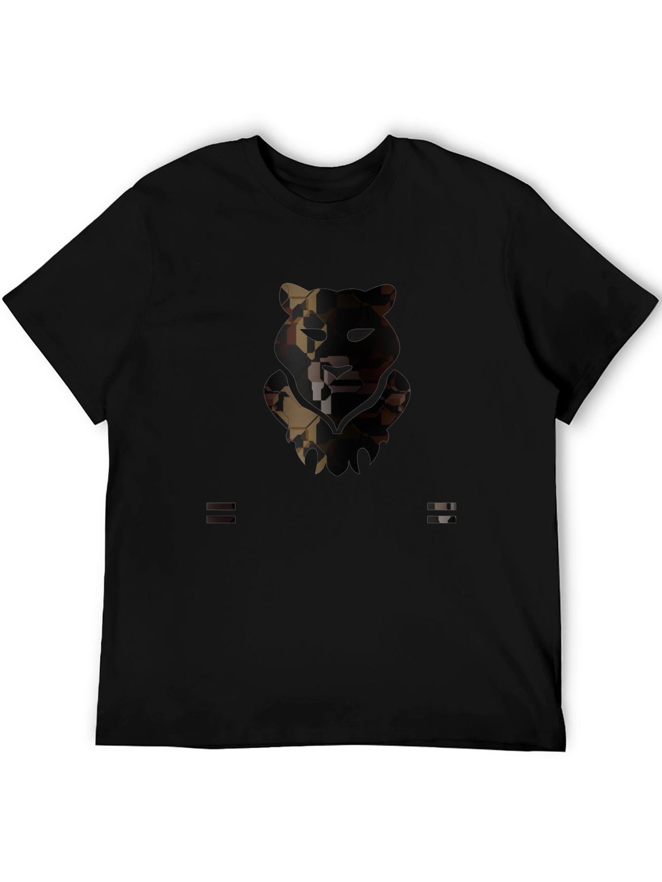 Urban Camo Bear Graphic T-Shirt