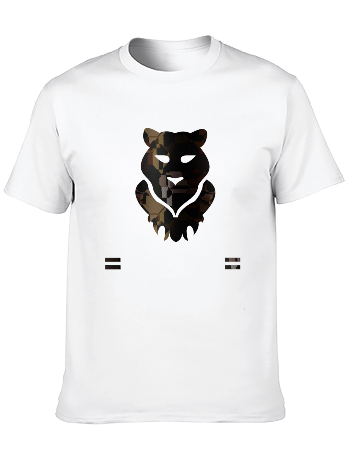 Urban Camo Bear Graphic T-Shirt