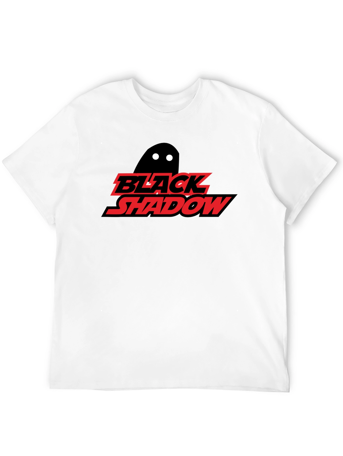 Black Shadow Graphic Tee - Soft Cotton Blend