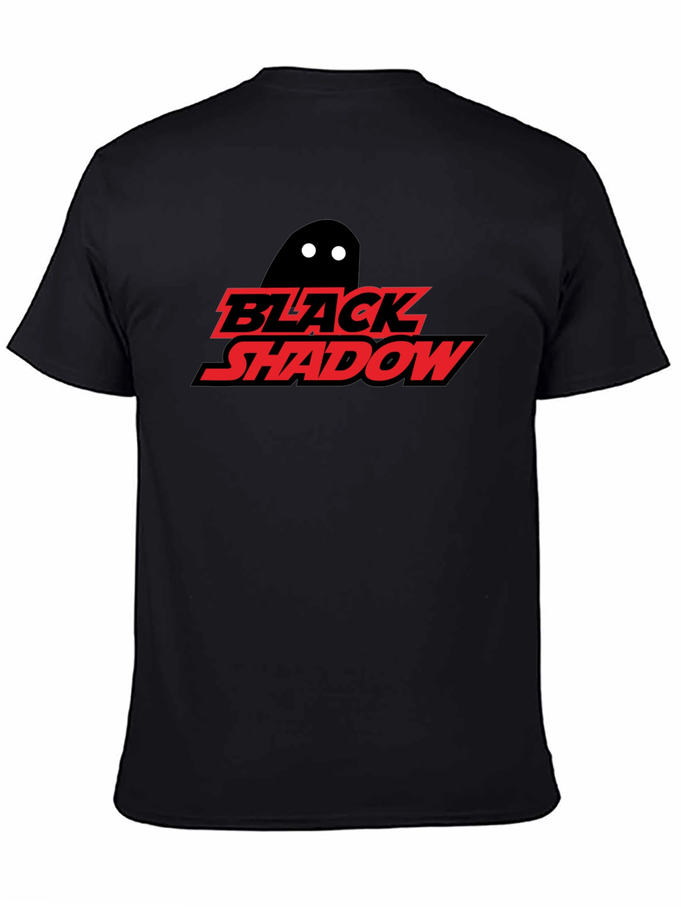 Black Shadow Graphic Tee - Soft Cotton Blend