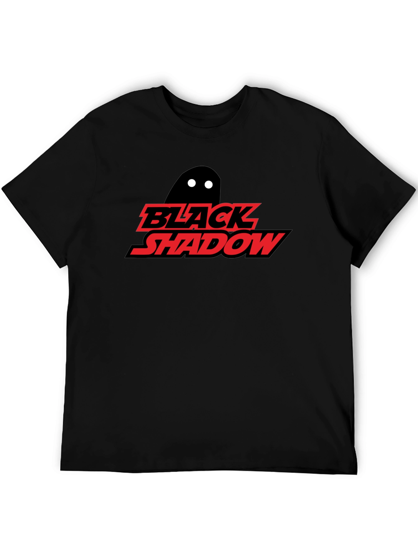 Black Shadow Graphic Tee - Soft Cotton Blend