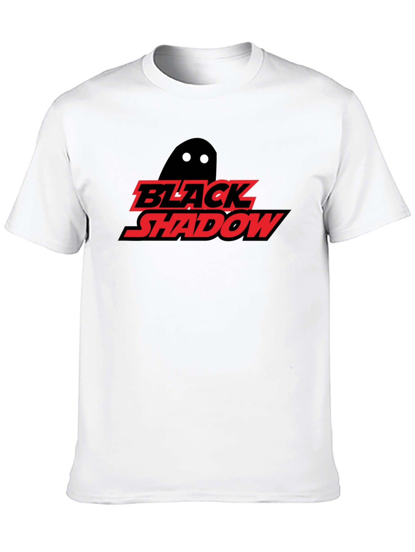 Black Shadow Graphic Tee - Soft Cotton Blend