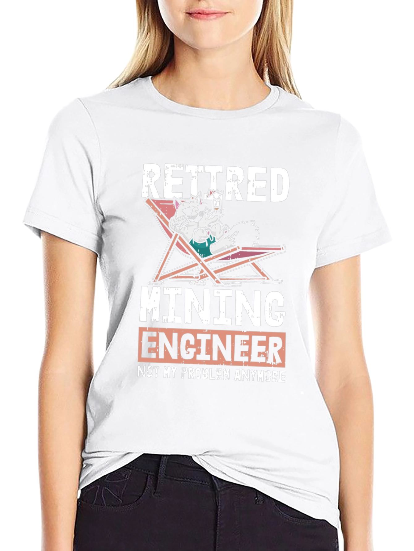 Retired Mining Engineer T-Shirt - Funny Graphic Tee