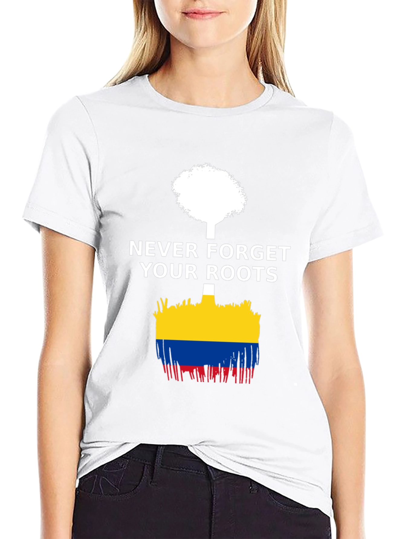 Never Forget Roots Tree Graphic Tee