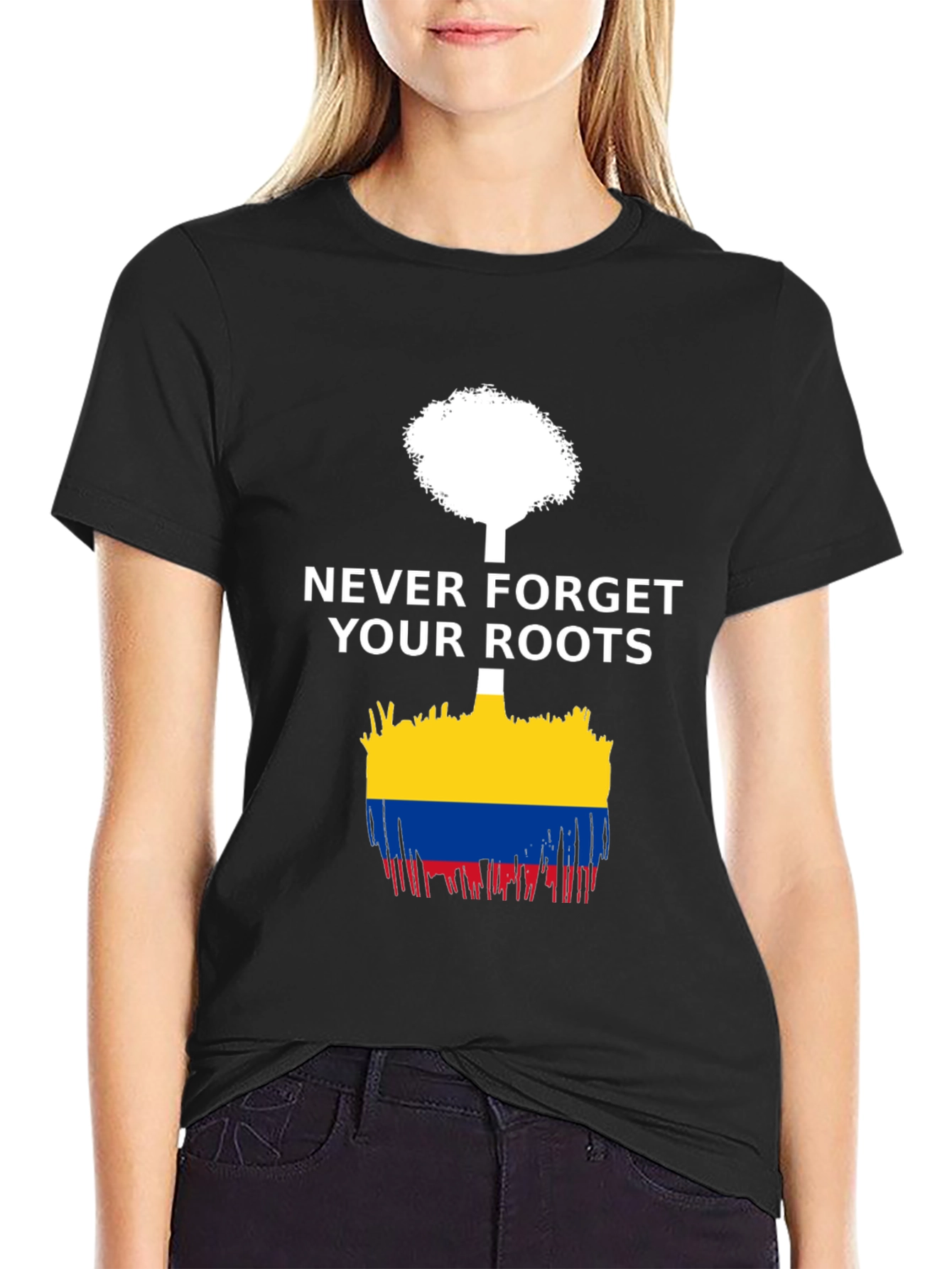 Never Forget Roots Tree Graphic Tee