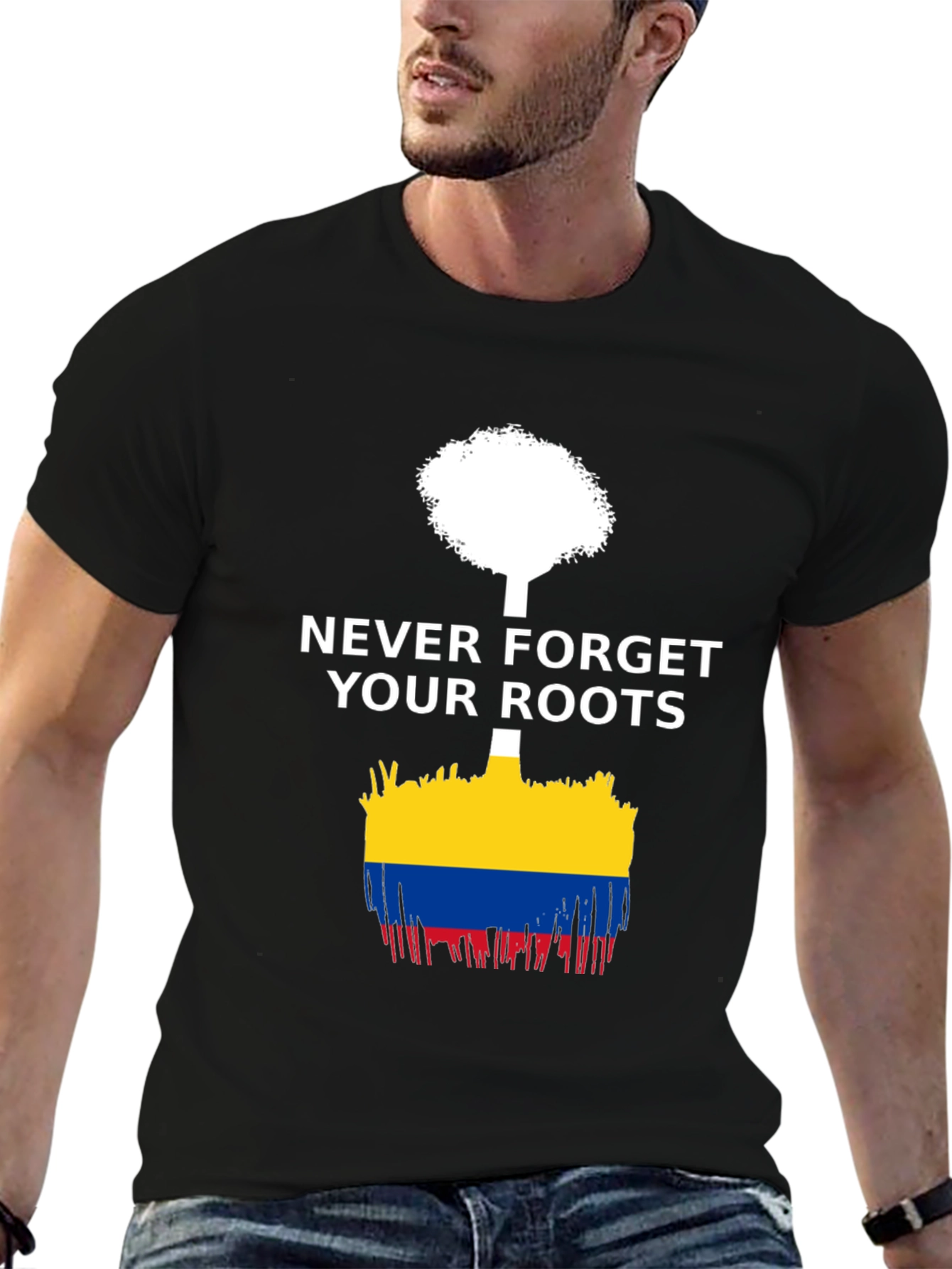 Never Forget Roots Tree Graphic Tee