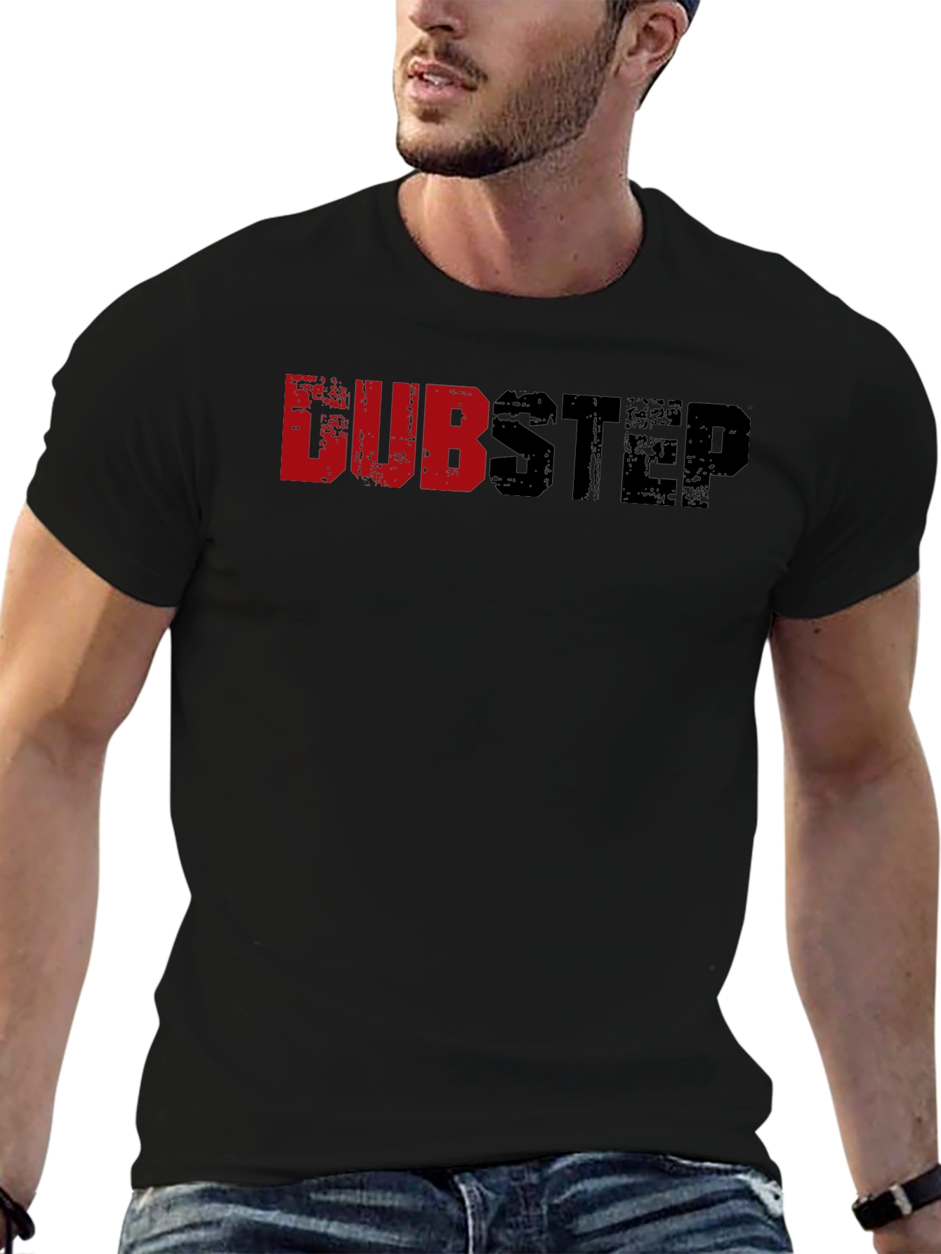 Dubstep Graphic T-Shirt - Black