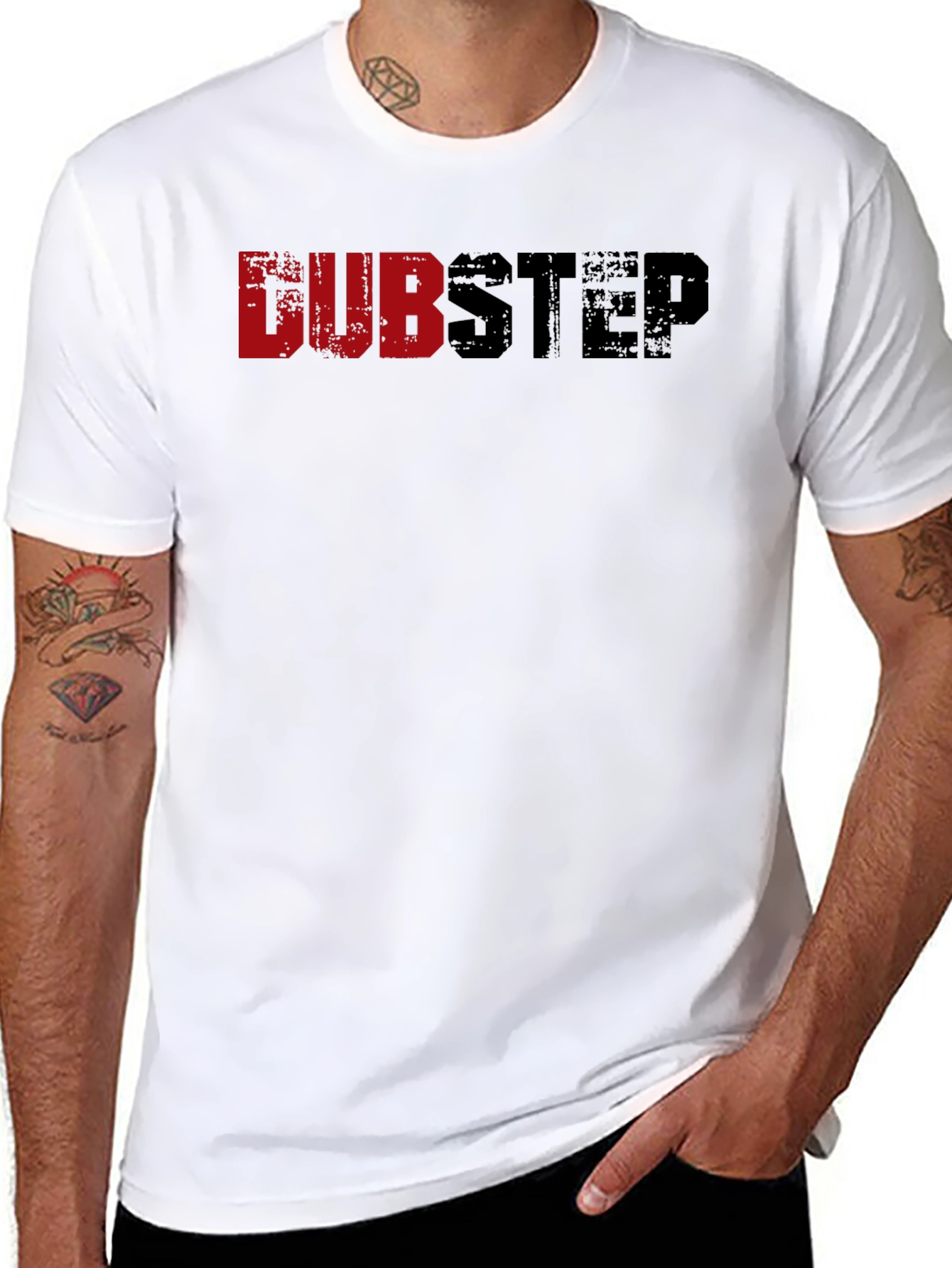 Dubstep Graphic T-Shirt - Black
