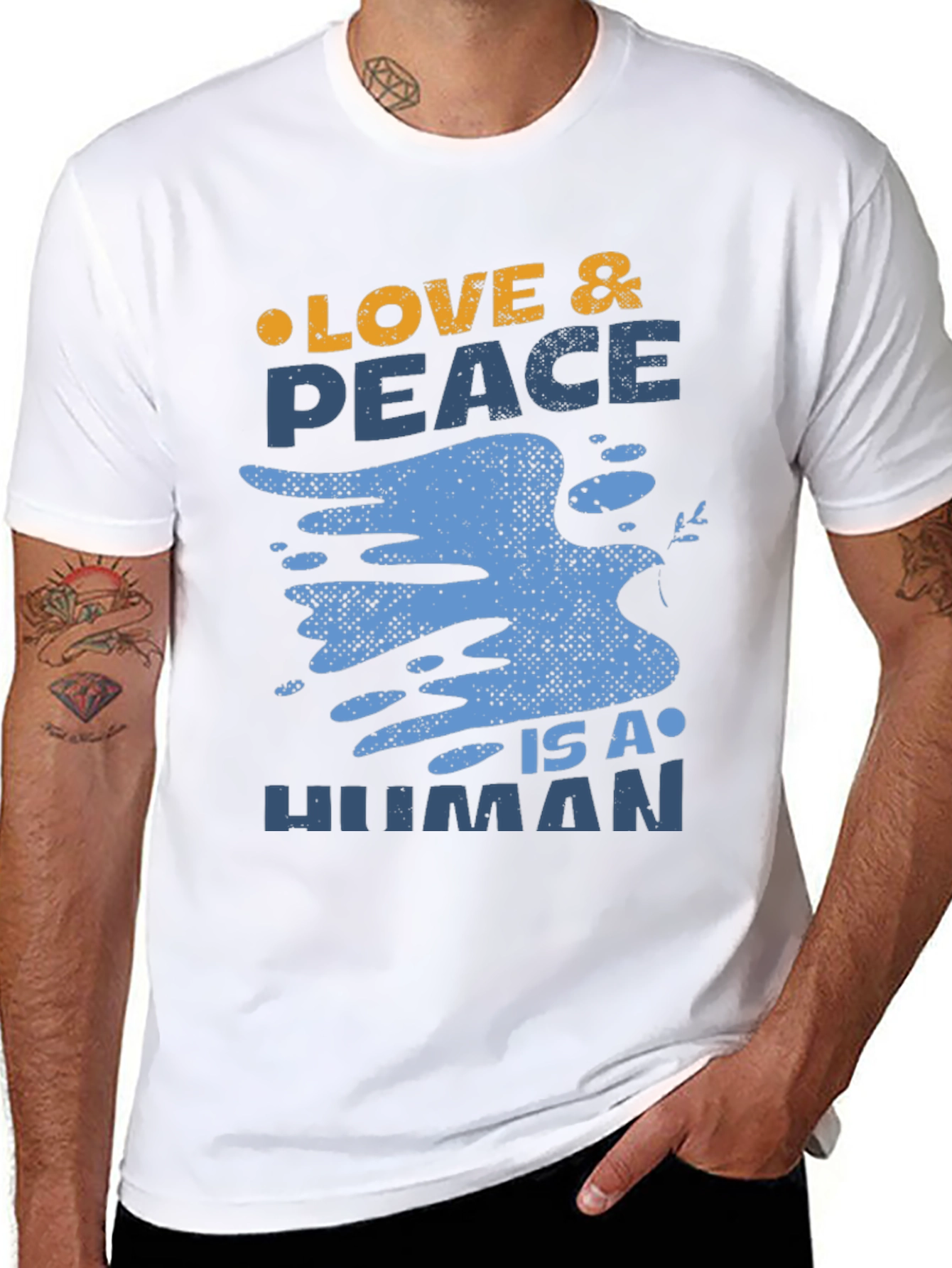 Love & Peace Is A Human T-Shirt