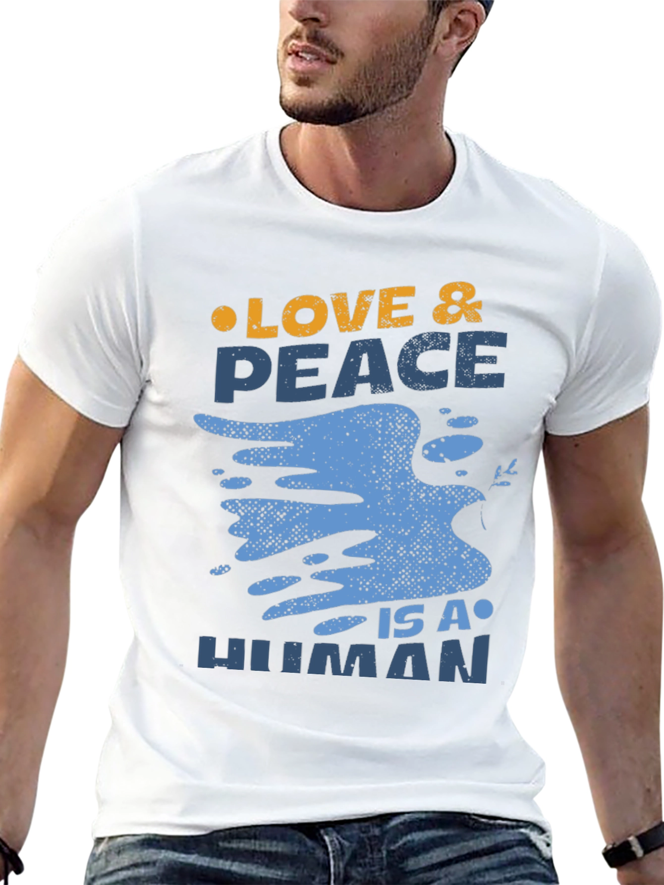 Love & Peace Is A Human T-Shirt