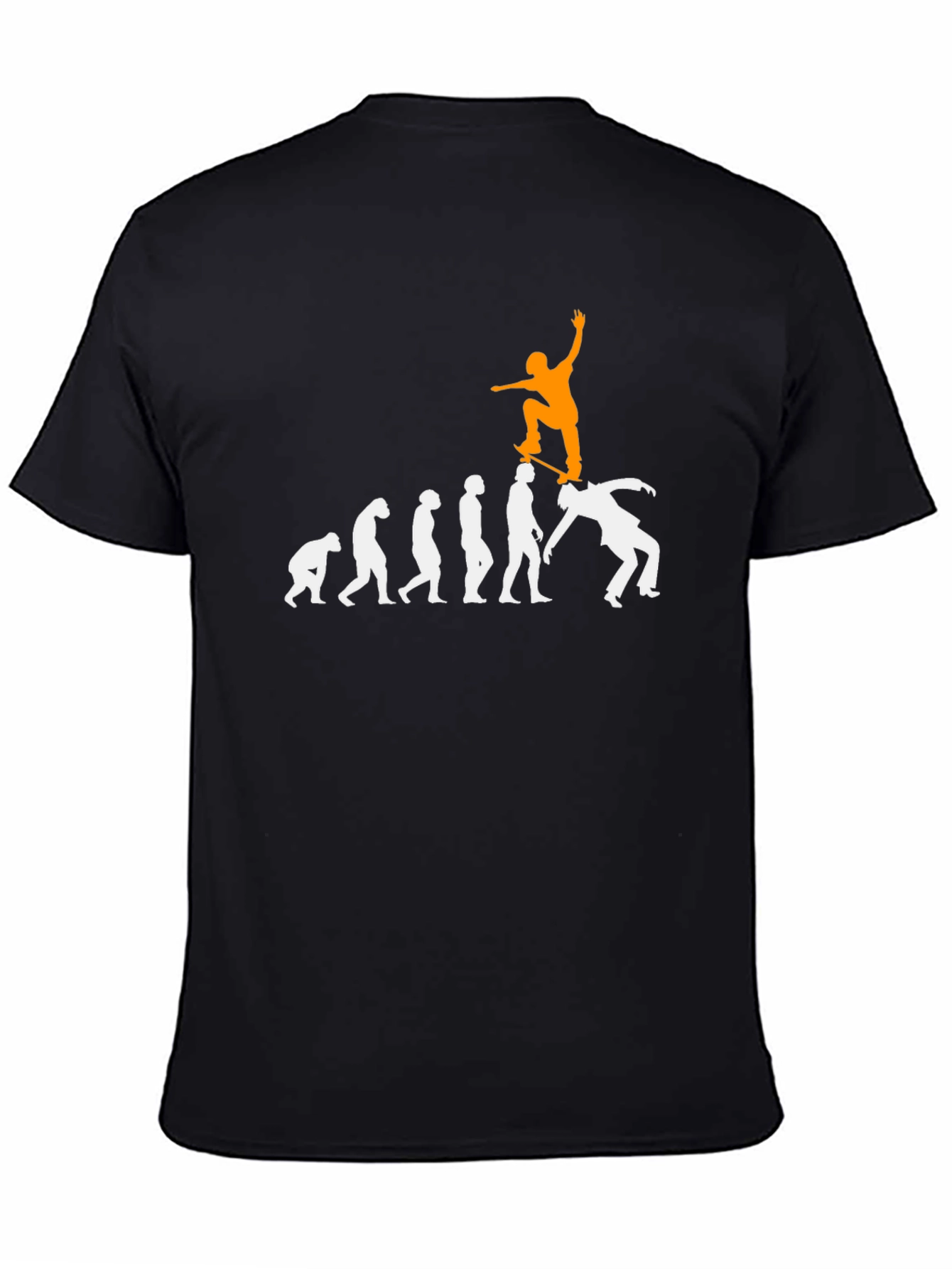 Evolution of Skateboarding T-Shirt - Black