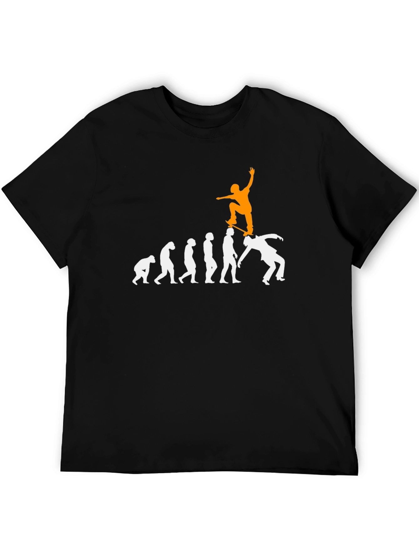 Evolution of Skateboarding T-Shirt - Black