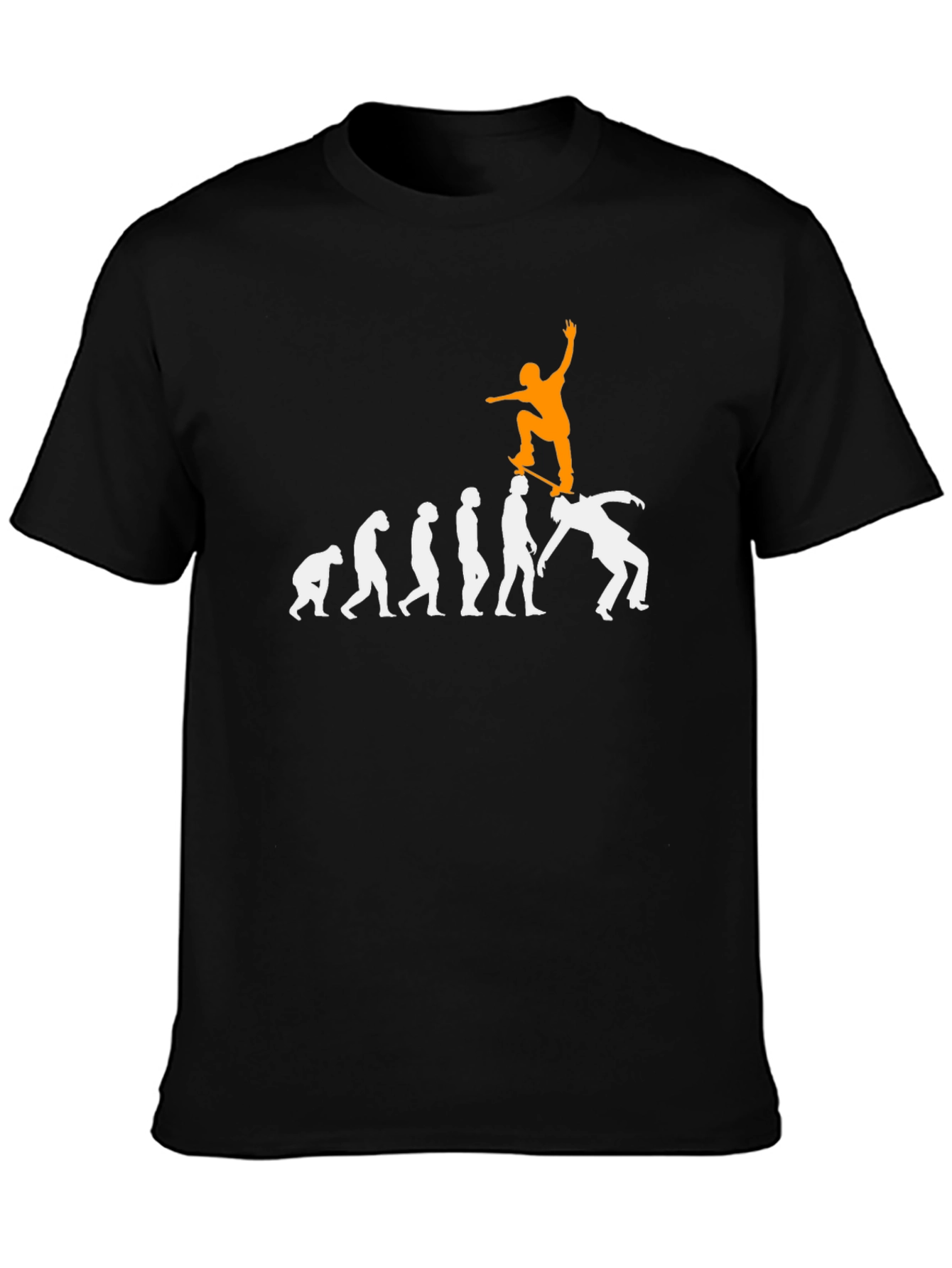 Evolution of Skateboarding T-Shirt - Black