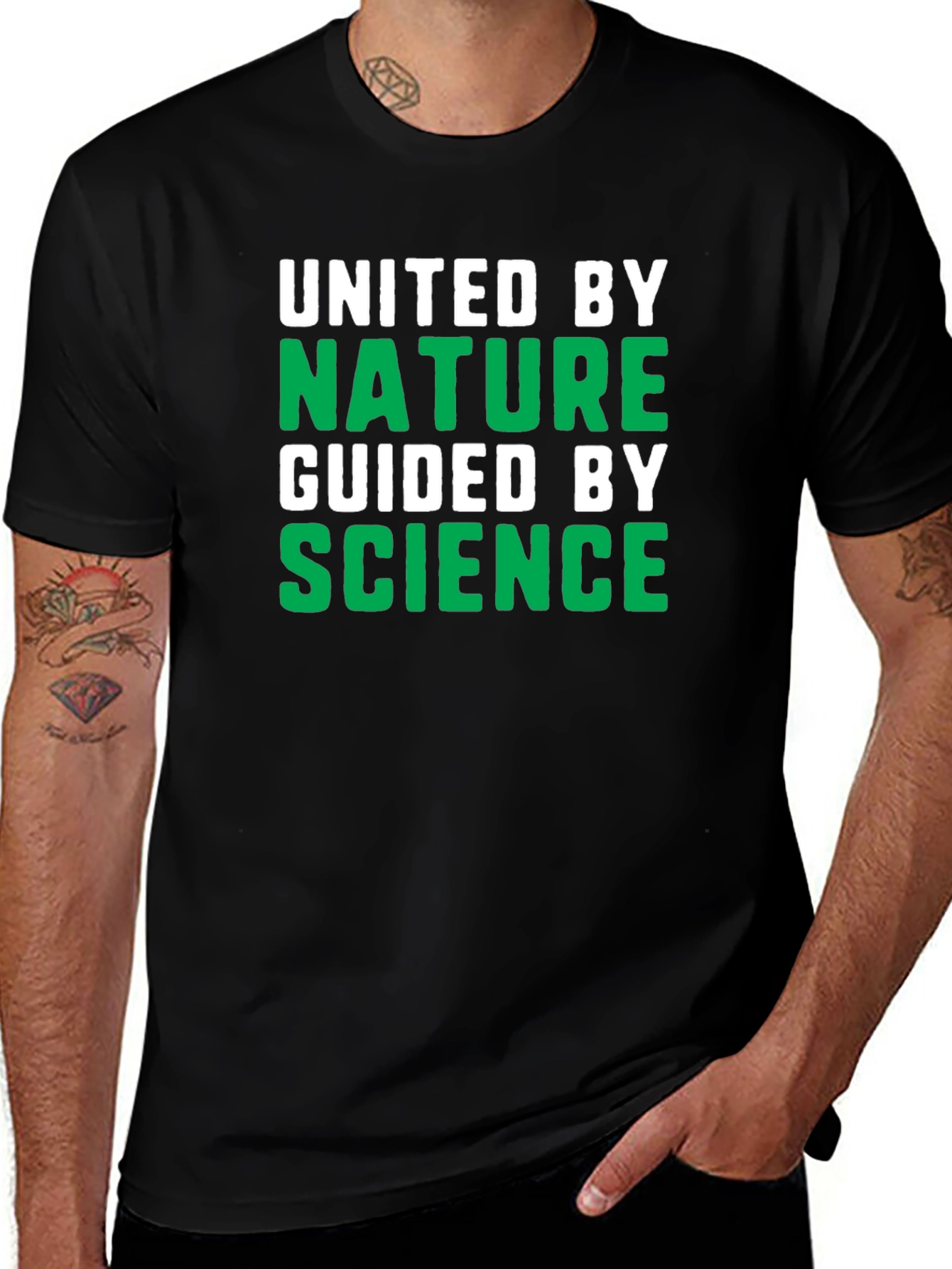 Nature & Science T-Shirt - Black Unisex Tee