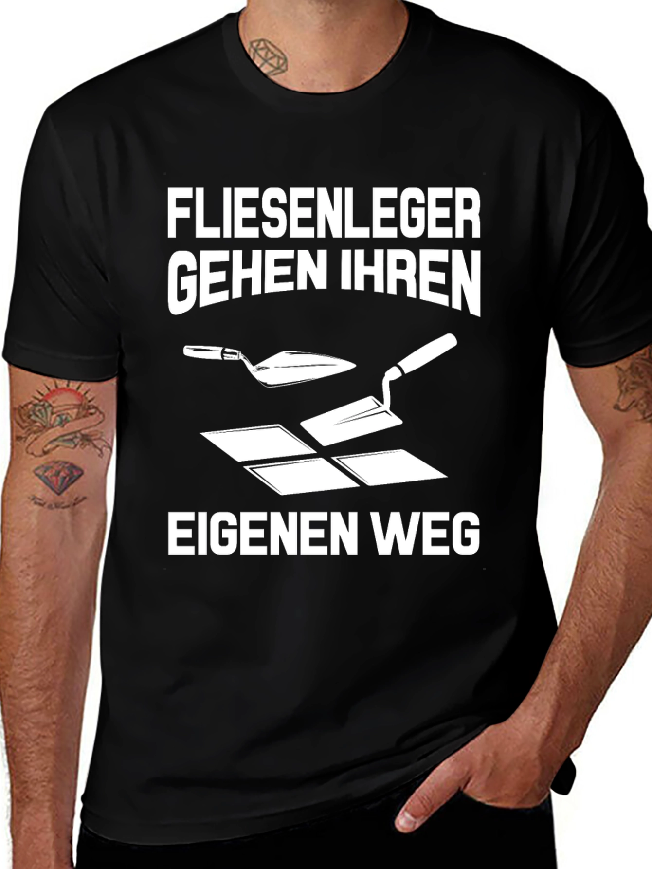 Tilers Own Way T-Shirt - Black