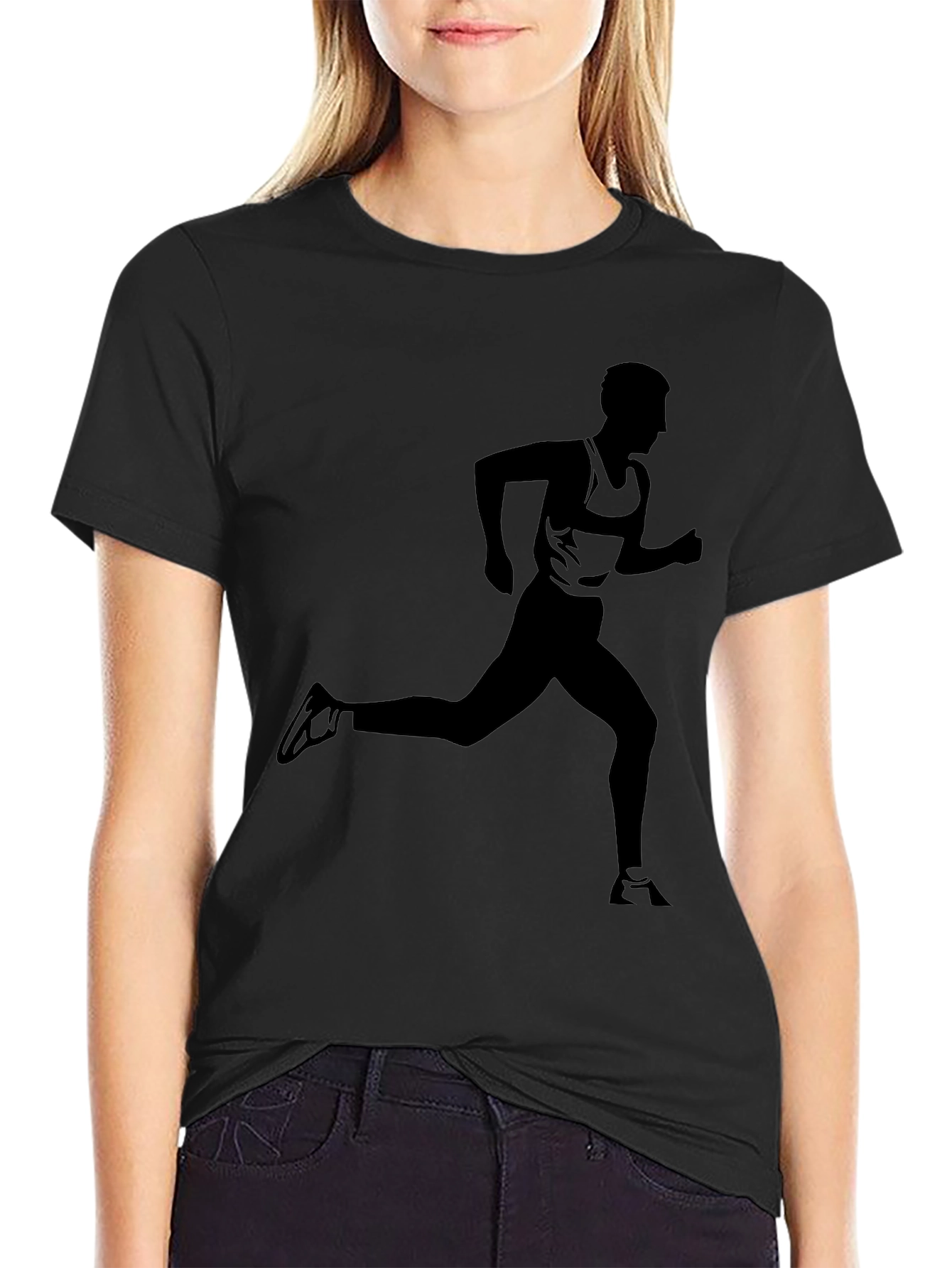 Runner Silhouette T-Shirt - Athletic Style
