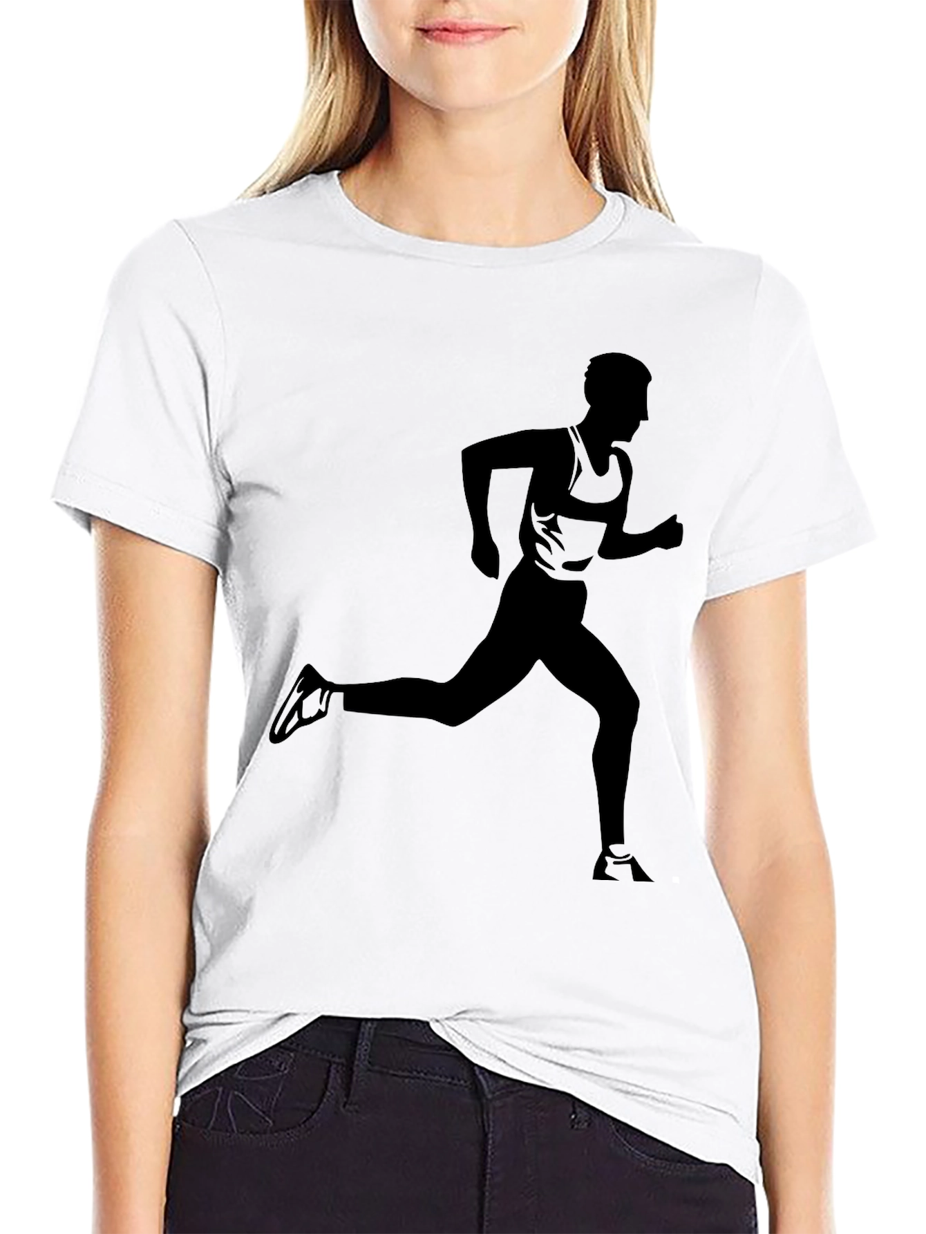 Runner Silhouette T-Shirt - Athletic Style