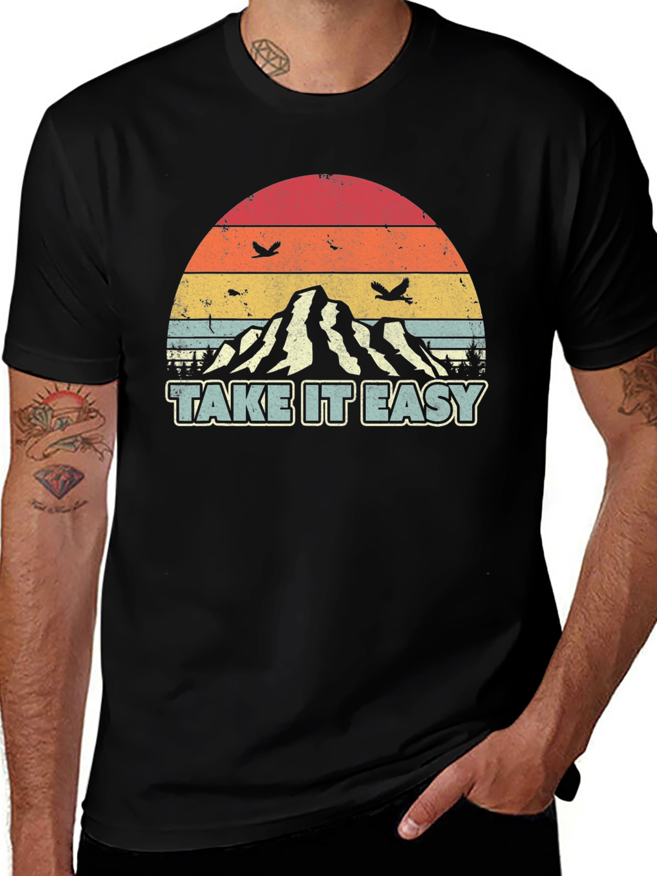 Take It Easy Retro Graphic Tee