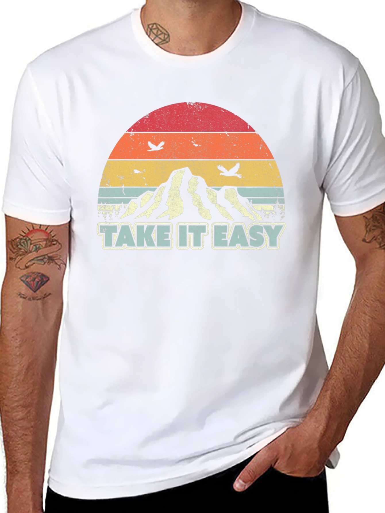 Take It Easy Retro Graphic Tee