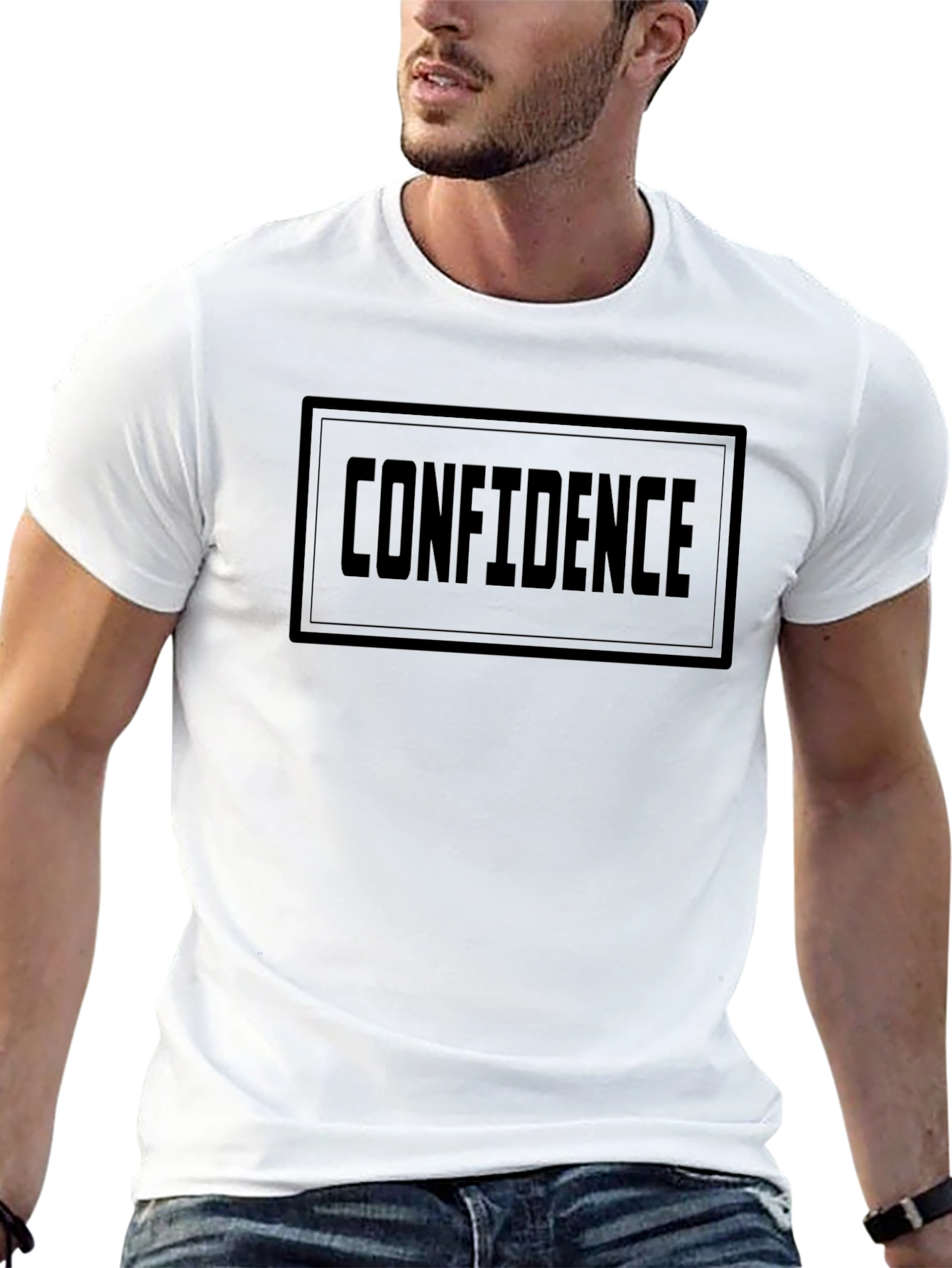 Confidence Graphic T-Shirt - Black