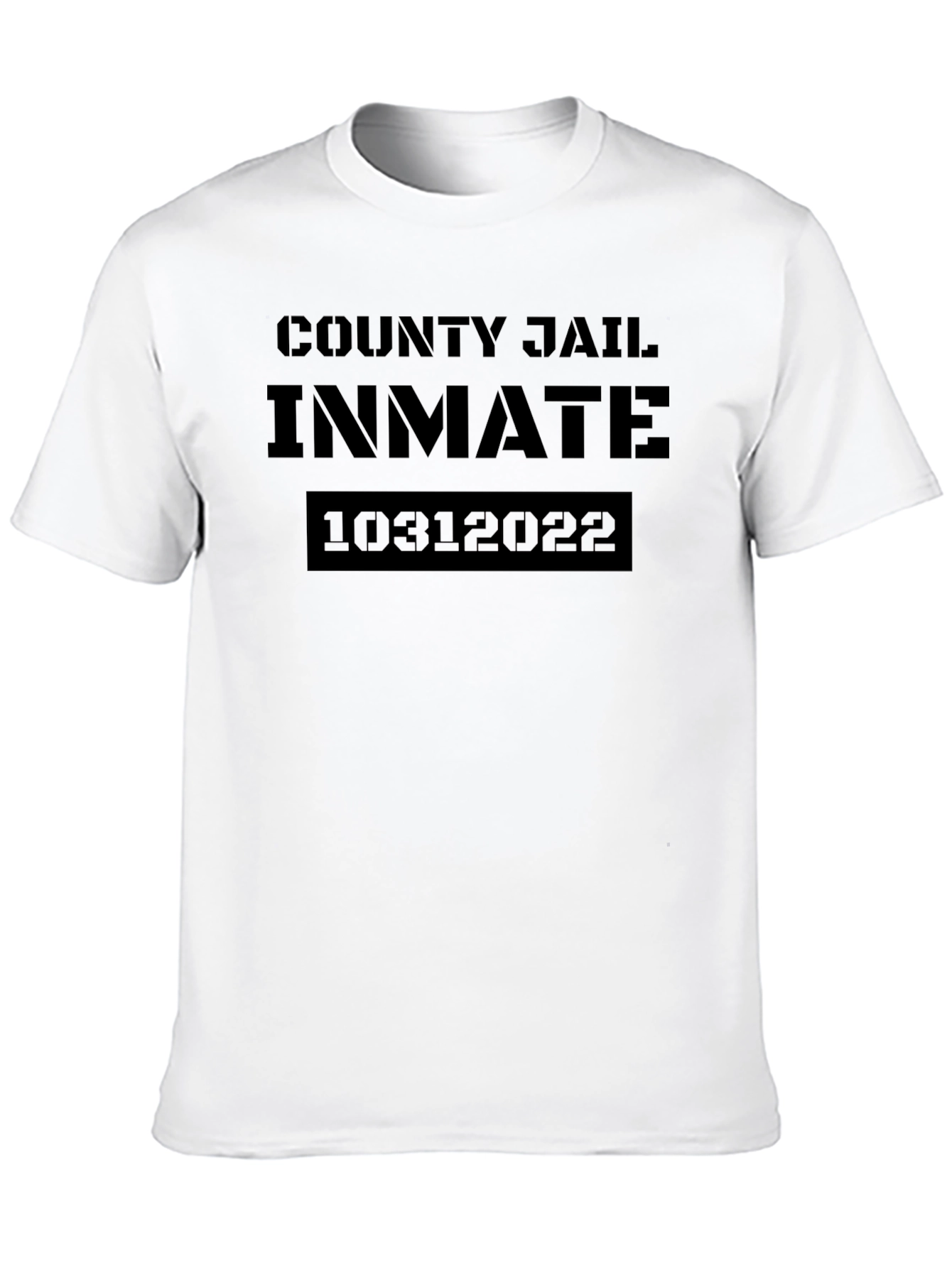 County Jail Inmate Graphic T-Shirt
