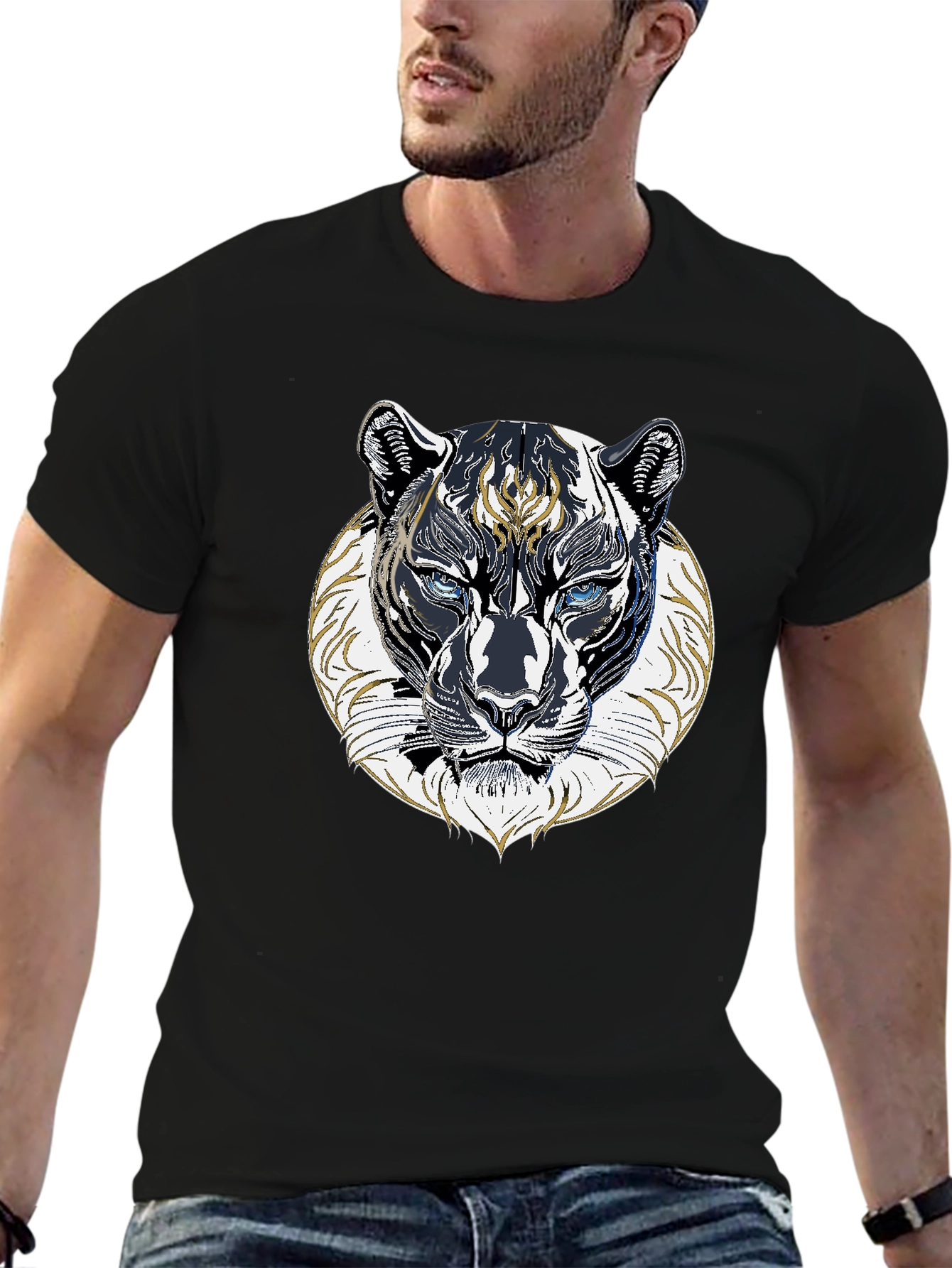 Black Panther Graphic Tee - Mens Fashion