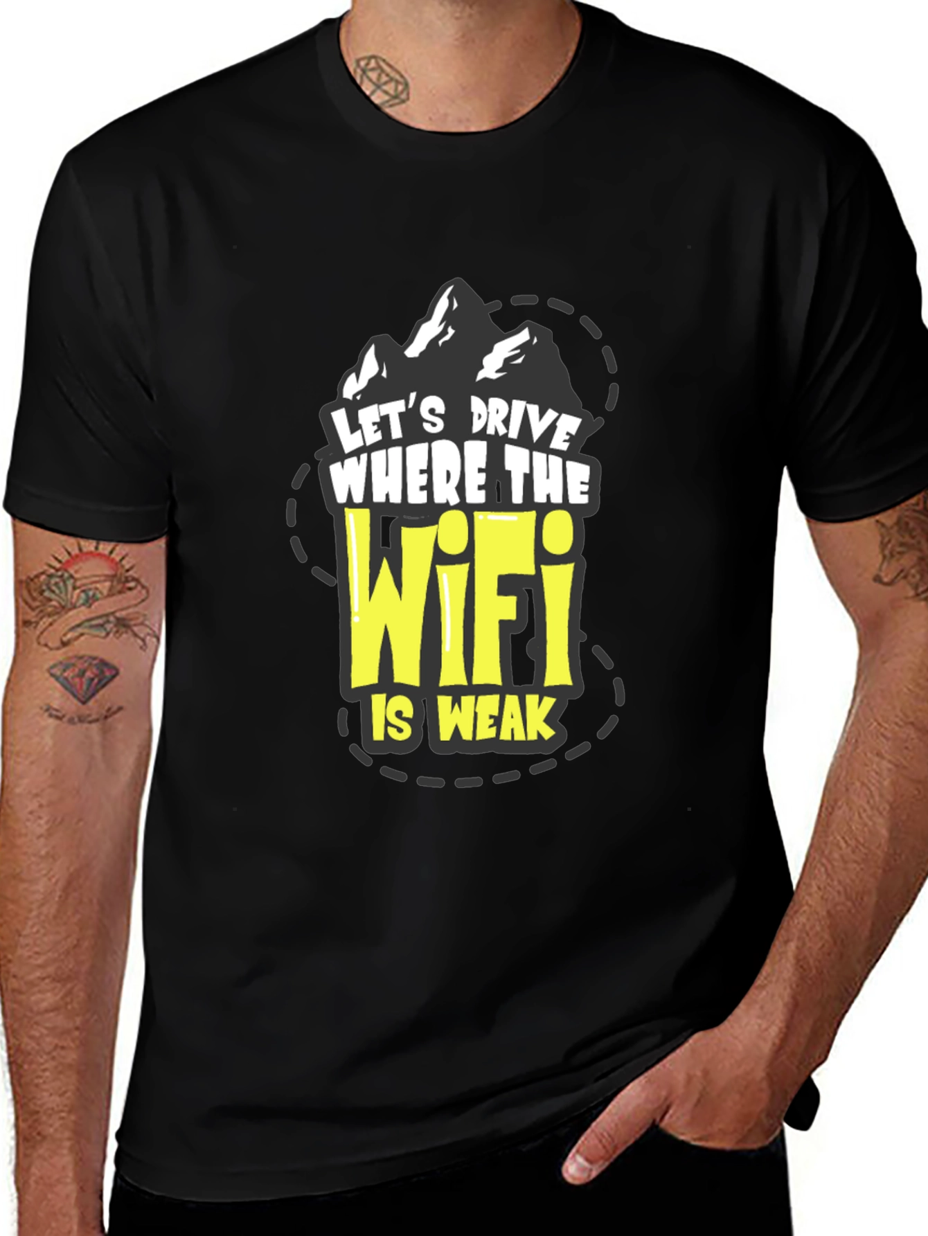 Drive Where WiFi is Weak T-Shirt