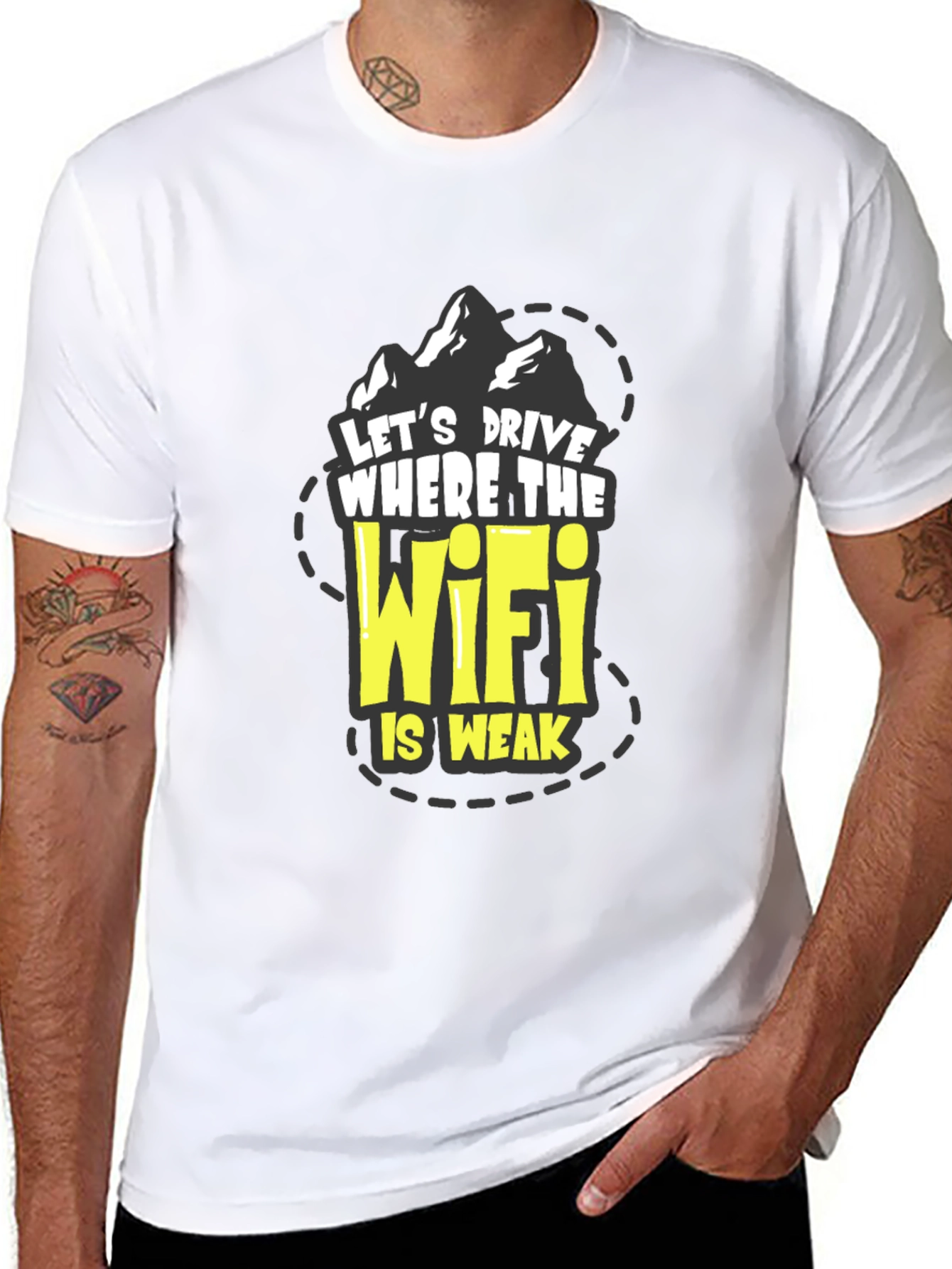 Drive Where WiFi is Weak T-Shirt