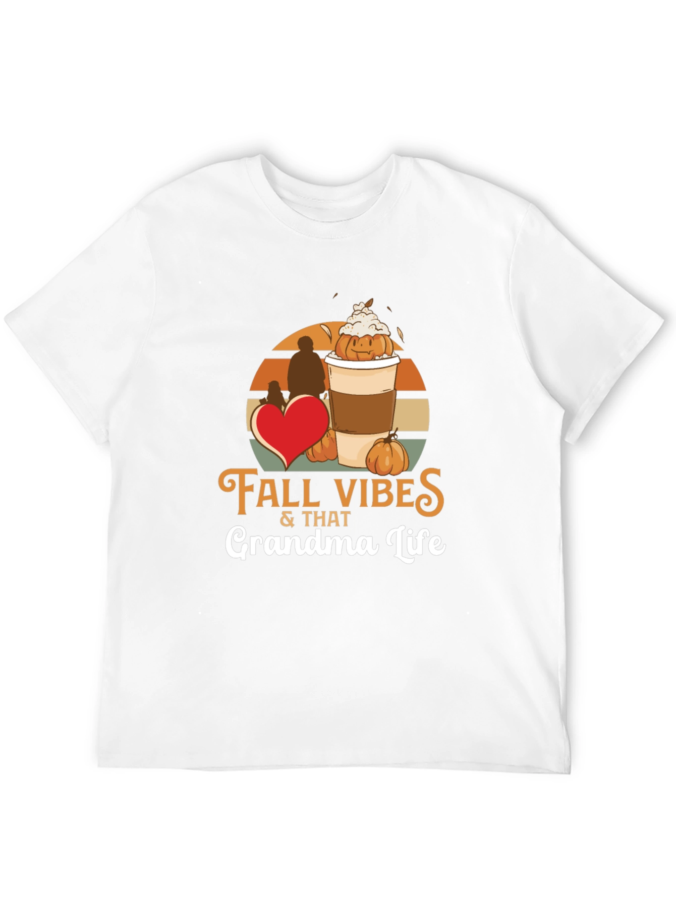 Fall Vibes Grandma Life T-Shirt