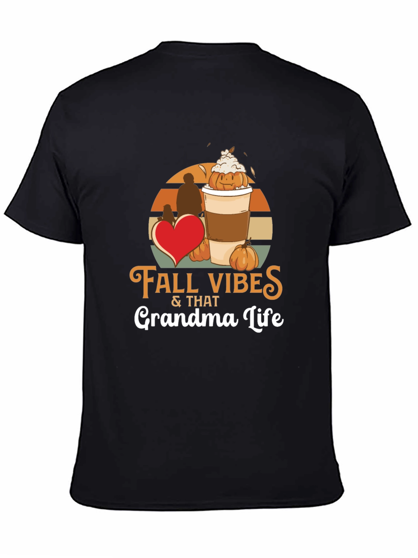 Fall Vibes Grandma Life T-Shirt