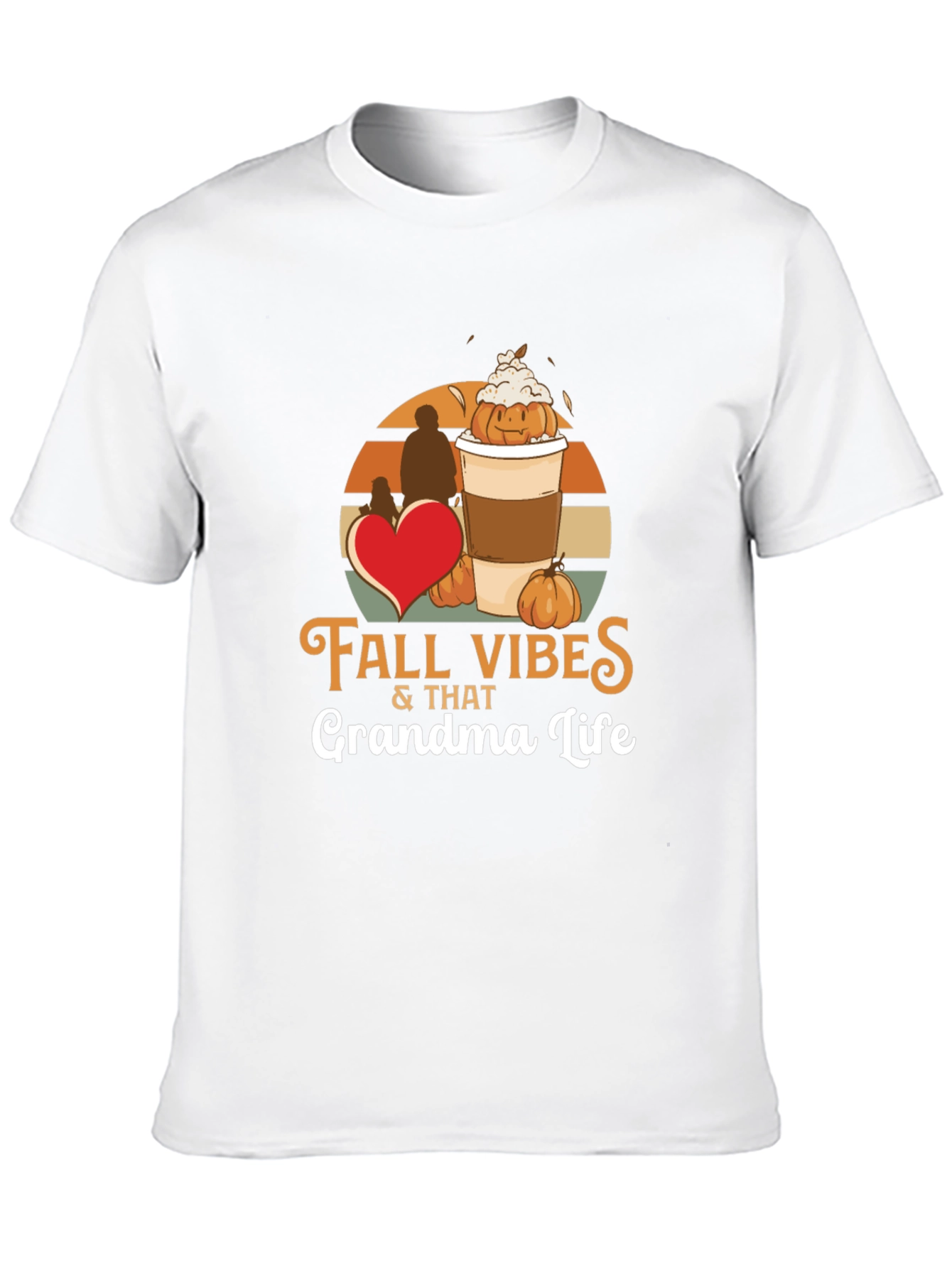 Fall Vibes Grandma Life T-Shirt